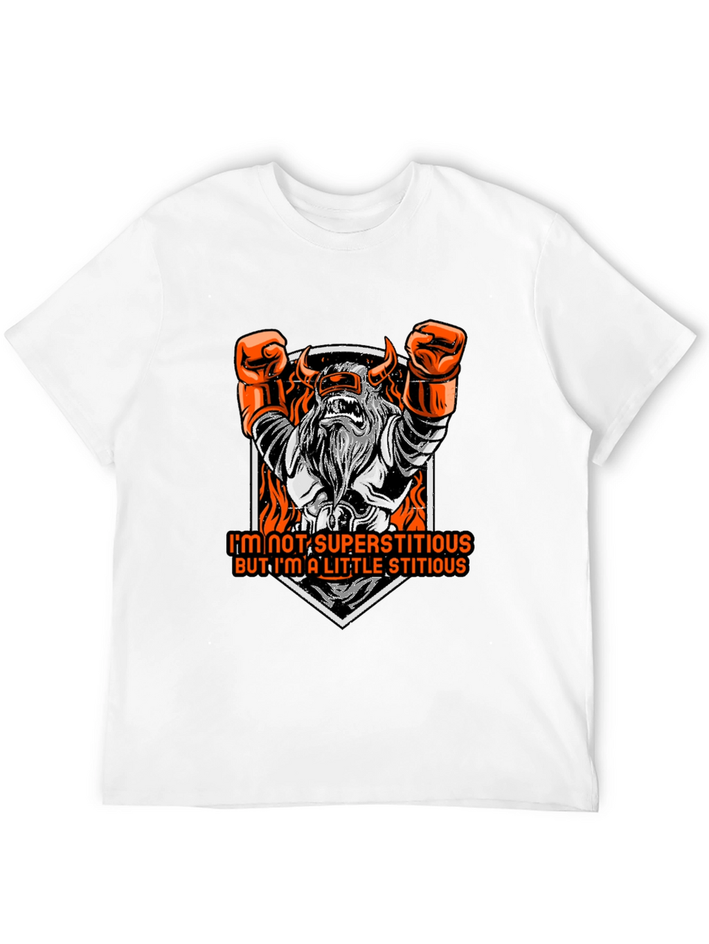 Superstitious Graphic Tee - Black