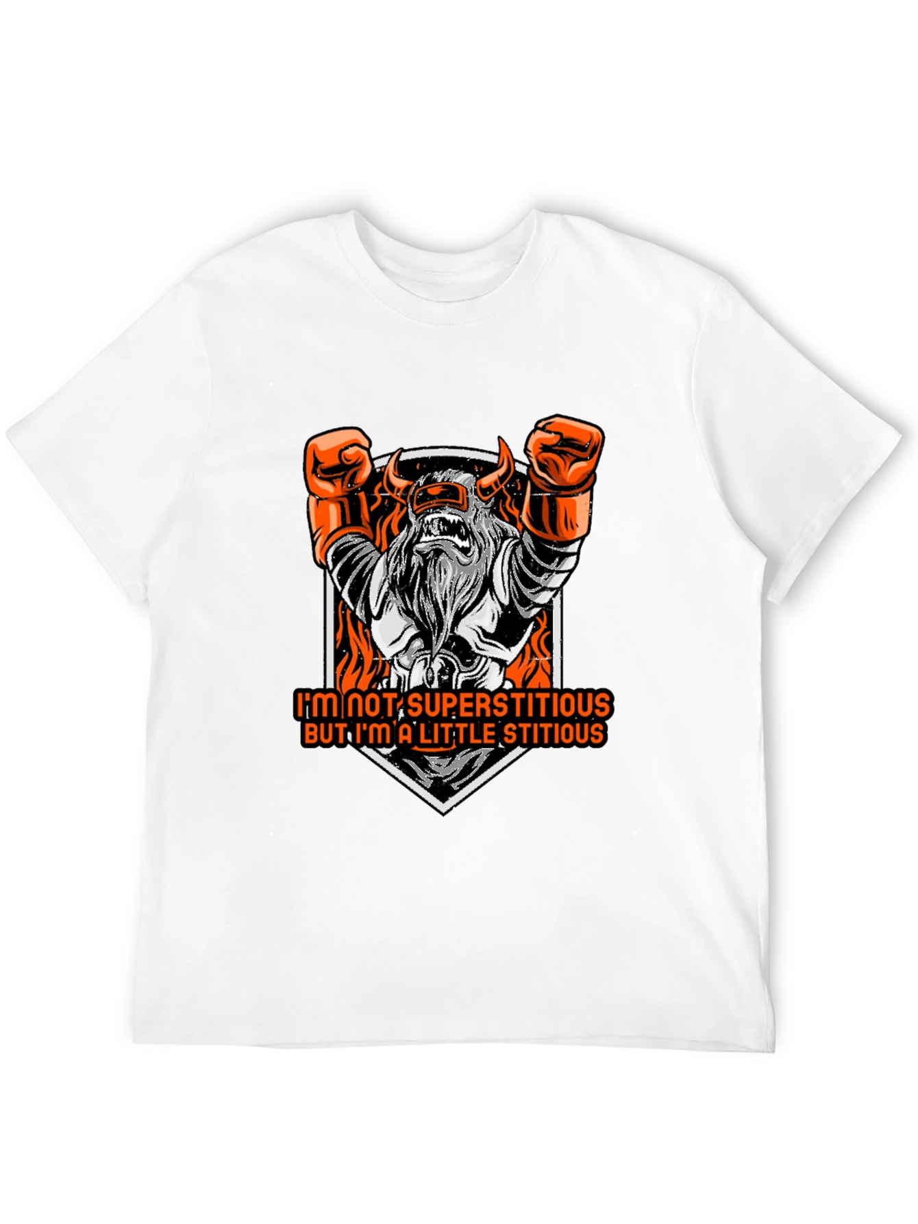 Superstitious Graphic Tee - Black