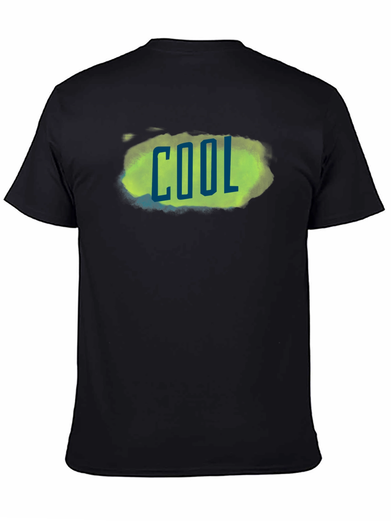 Cool Graphic Print Mens T-Shirt - Black