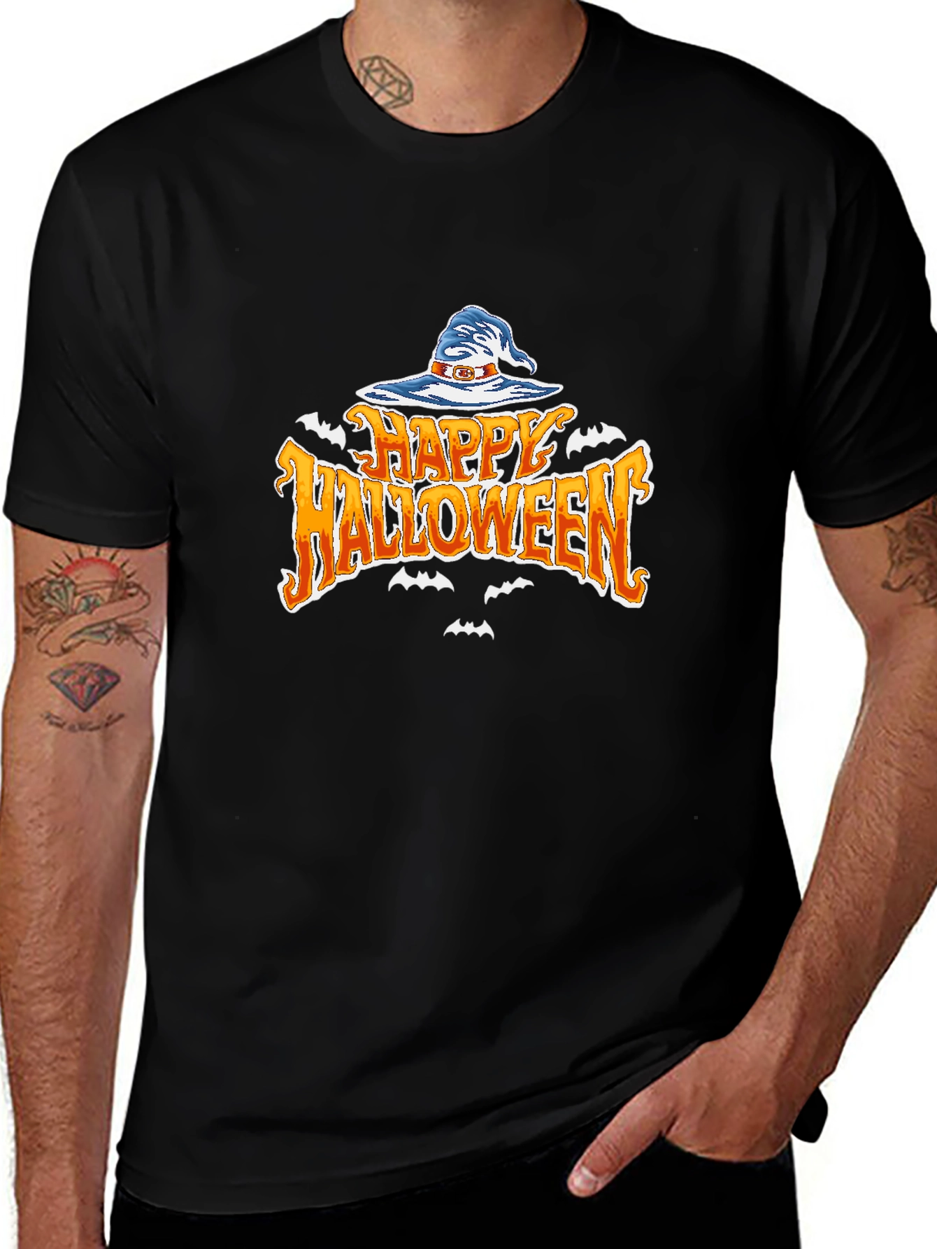 Happy Halloween Witch Hat T-Shirt
