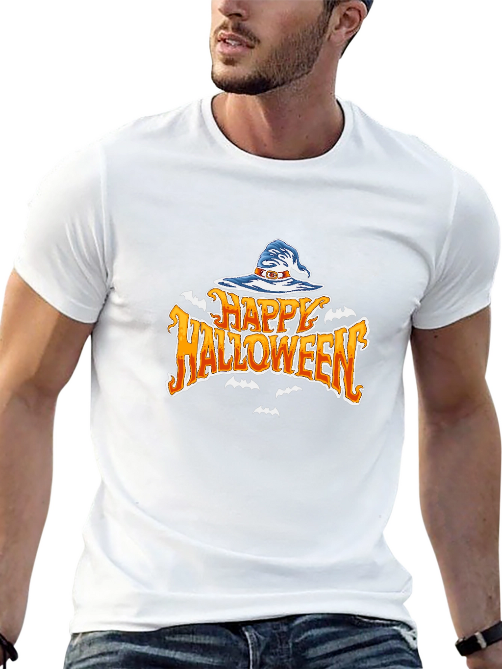 Happy Halloween Witch Hat T-Shirt