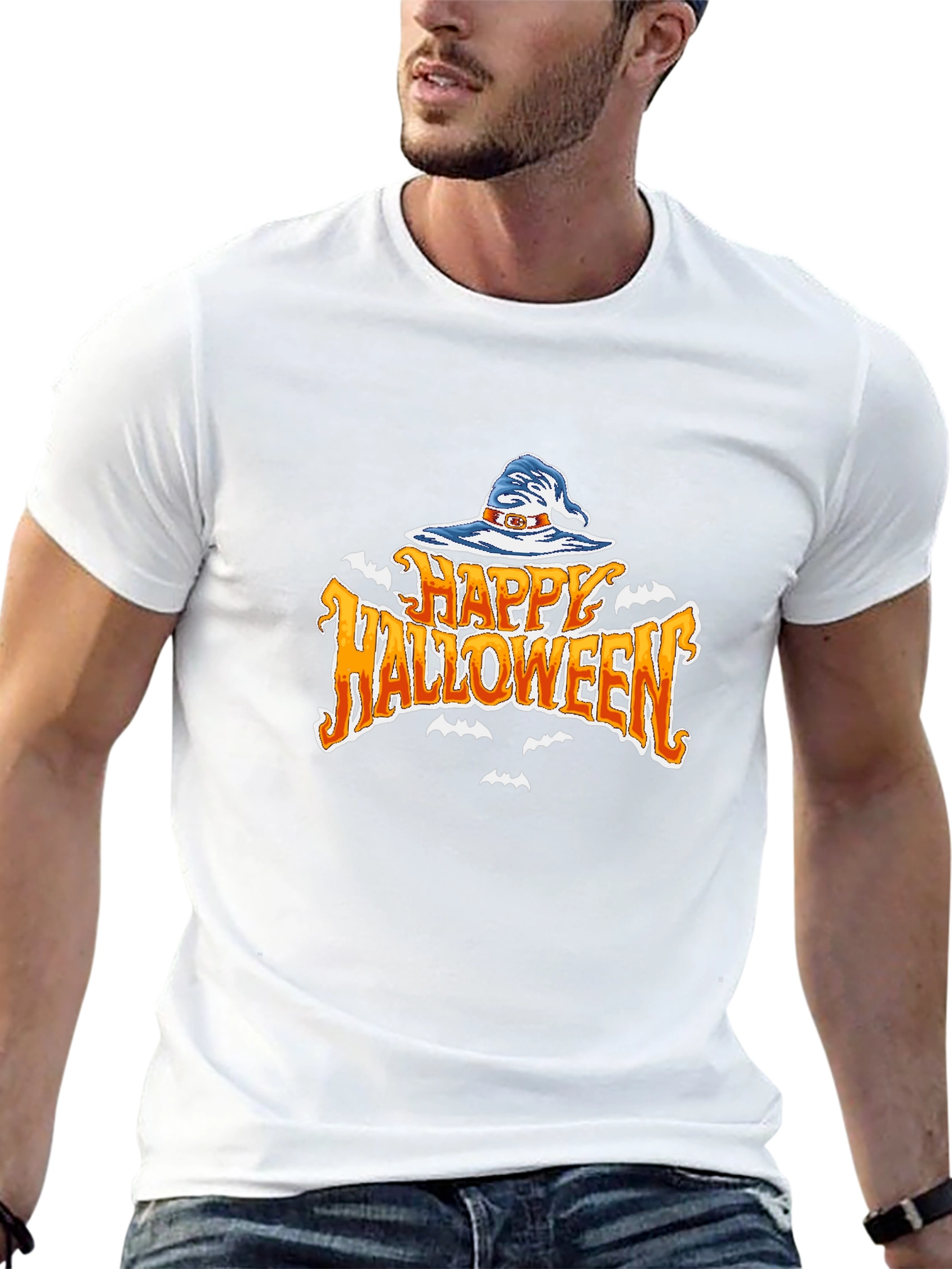 Happy Halloween Witch Hat T-Shirt