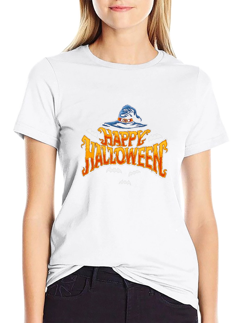 Happy Halloween Witch Hat T-Shirt