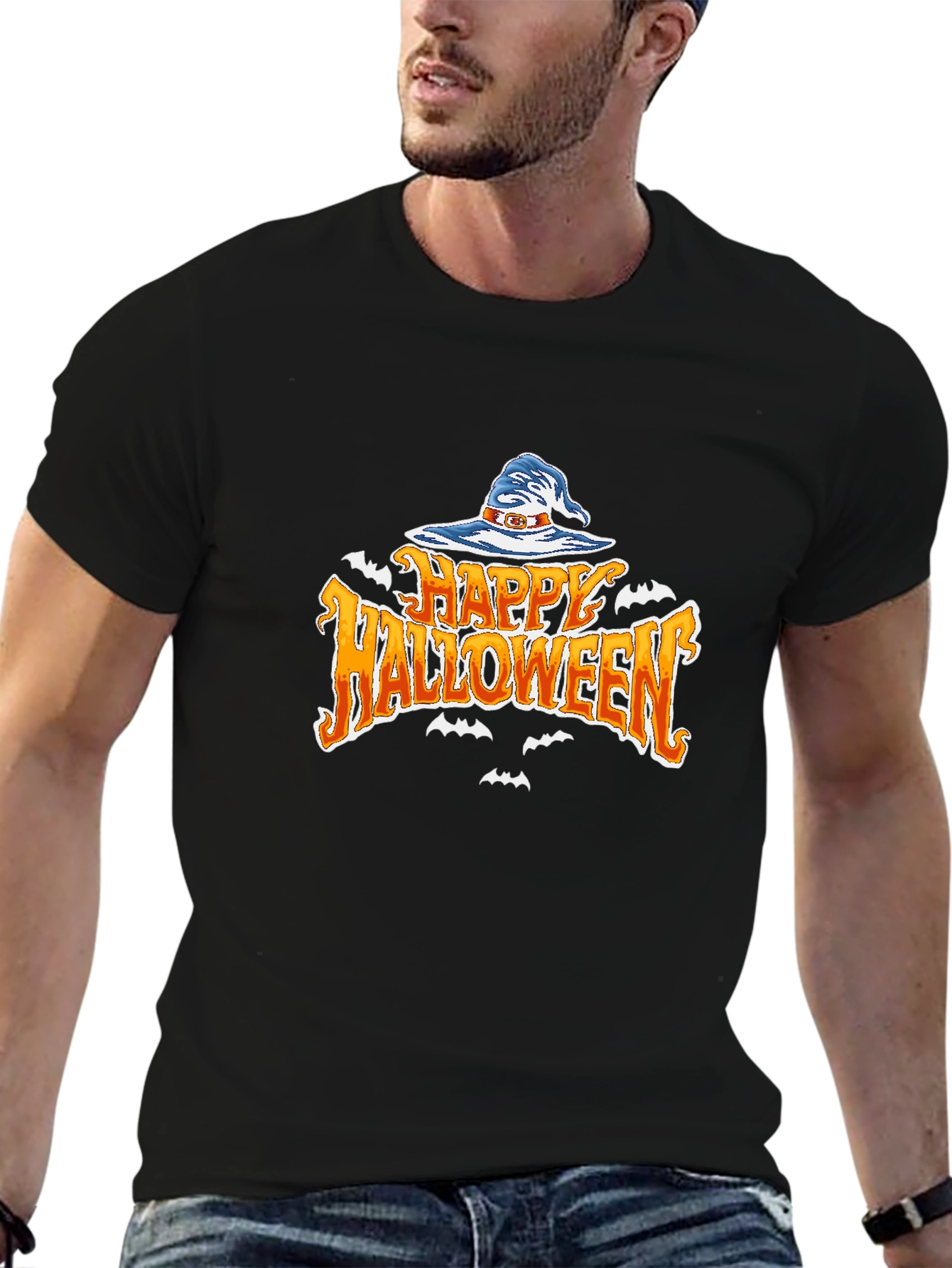 Happy Halloween Witch Hat T-Shirt
