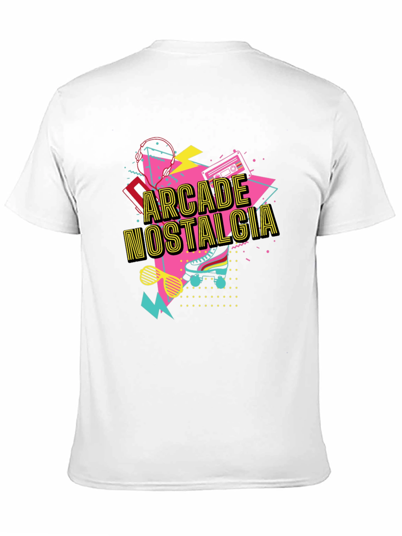 Arcade Nostalgia Graphic Tee - Retro 80s Style T-Shirt