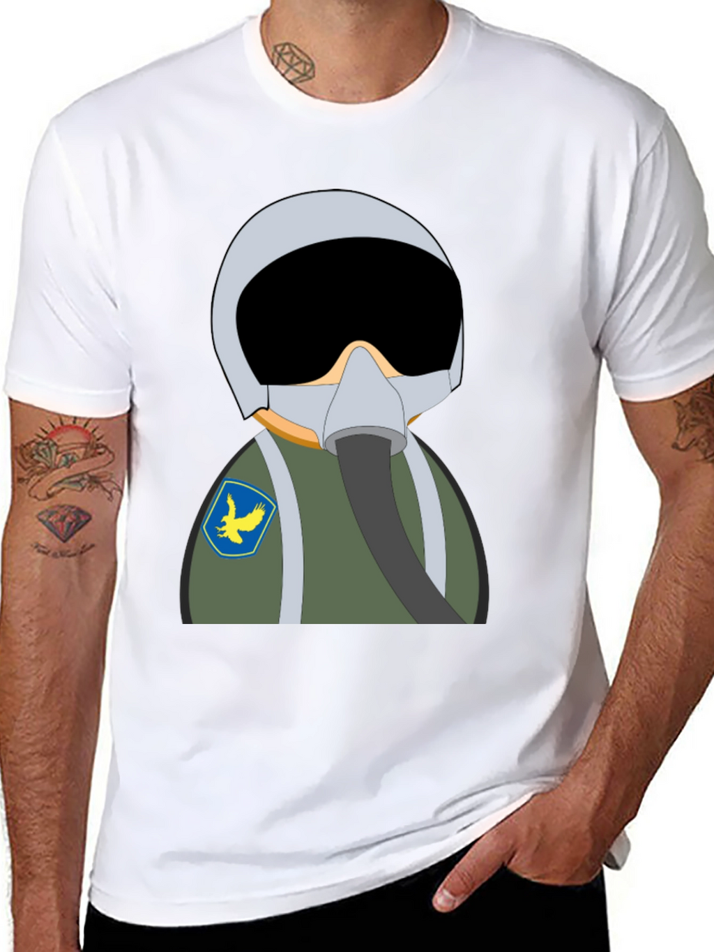 Pilot Cartoon T-Shirt