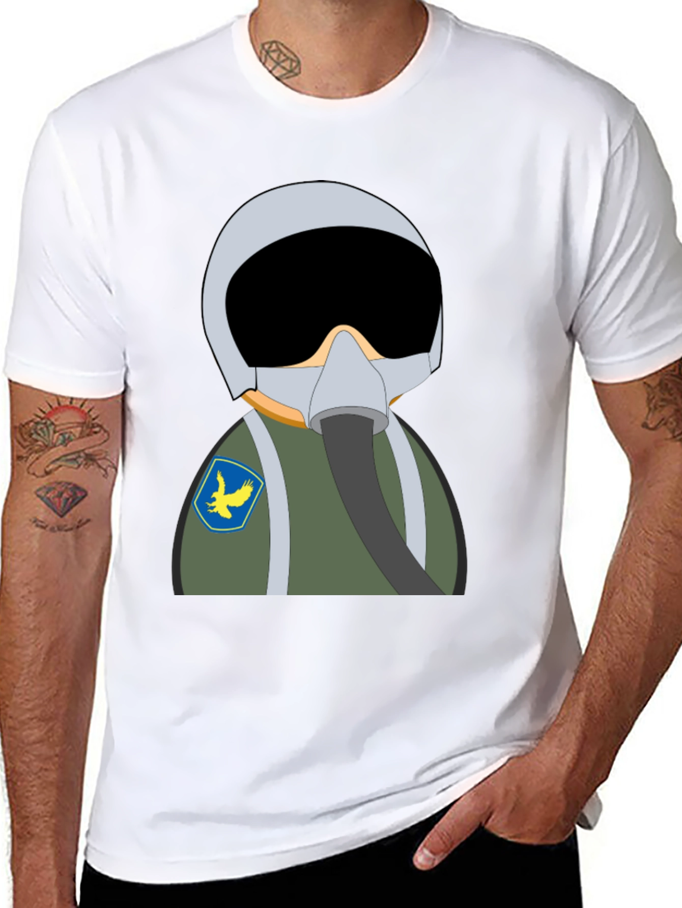 Pilot Cartoon T-Shirt