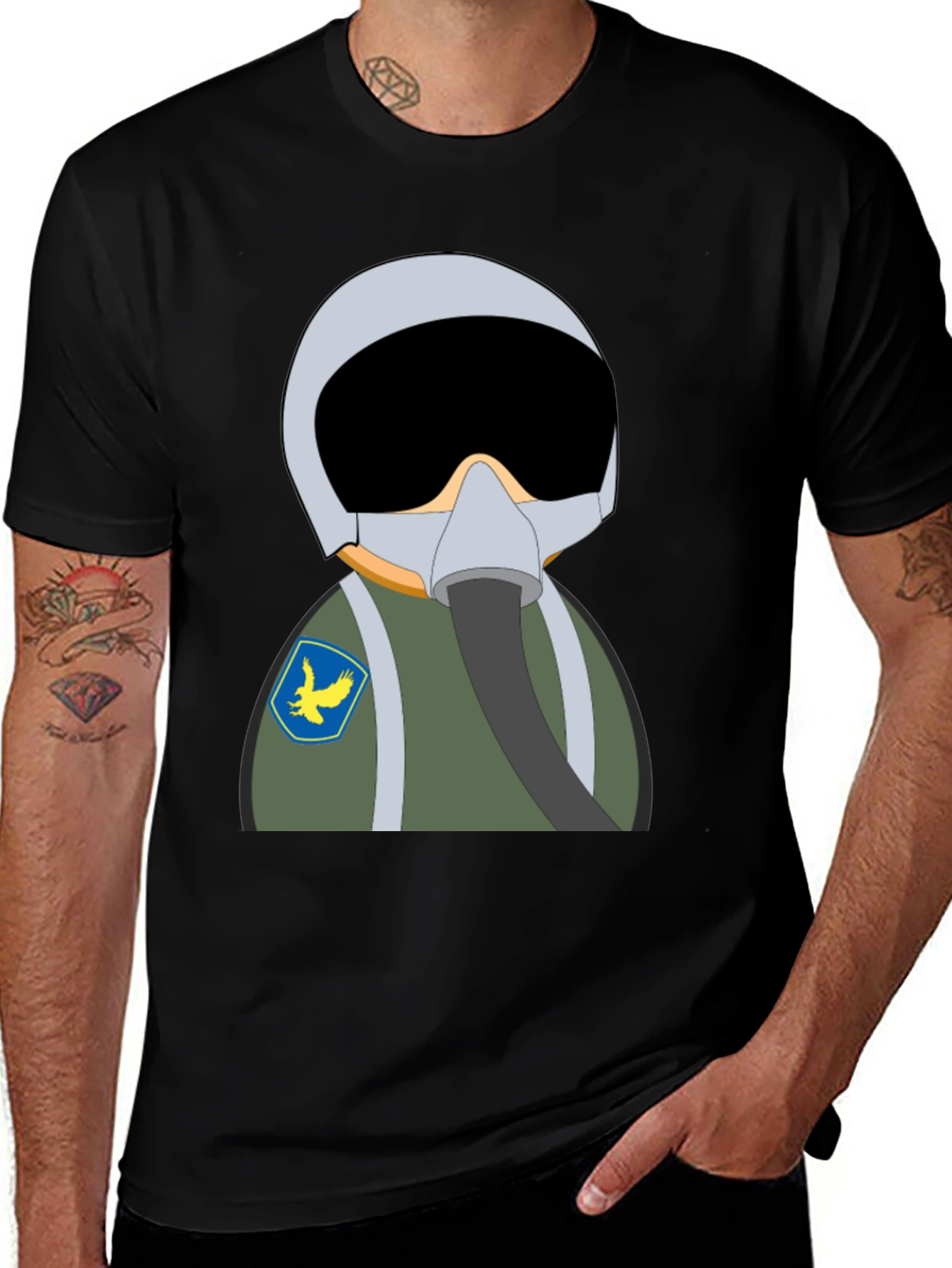Pilot Cartoon T-Shirt