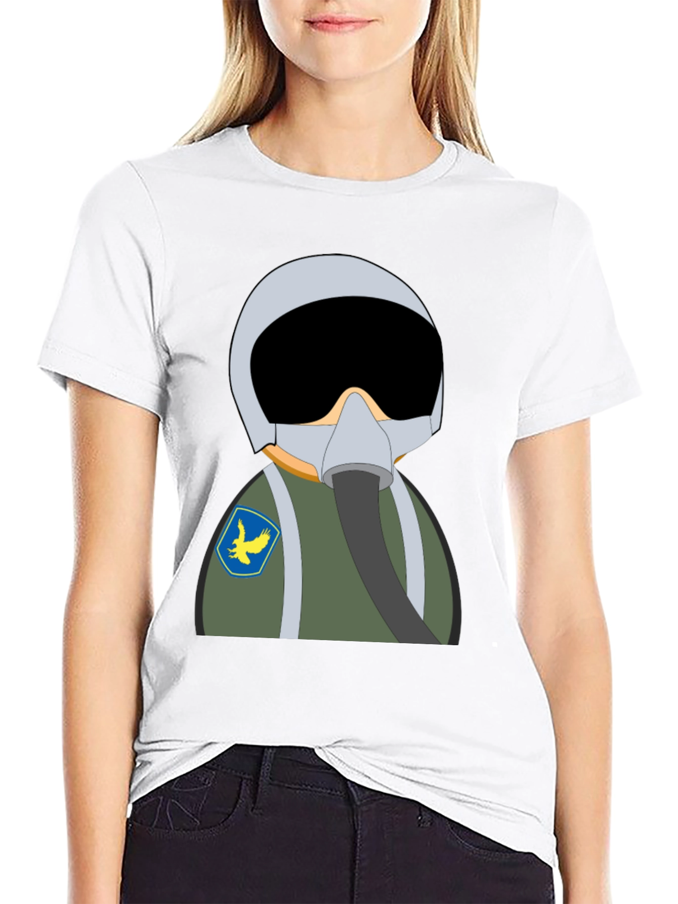 Pilot Cartoon T-Shirt