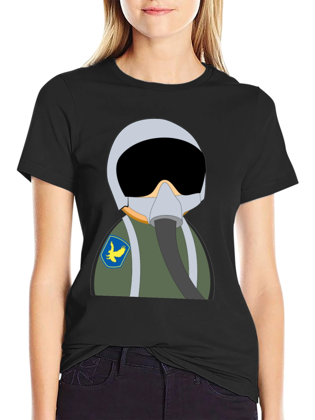 Pilot Cartoon T-Shirt
