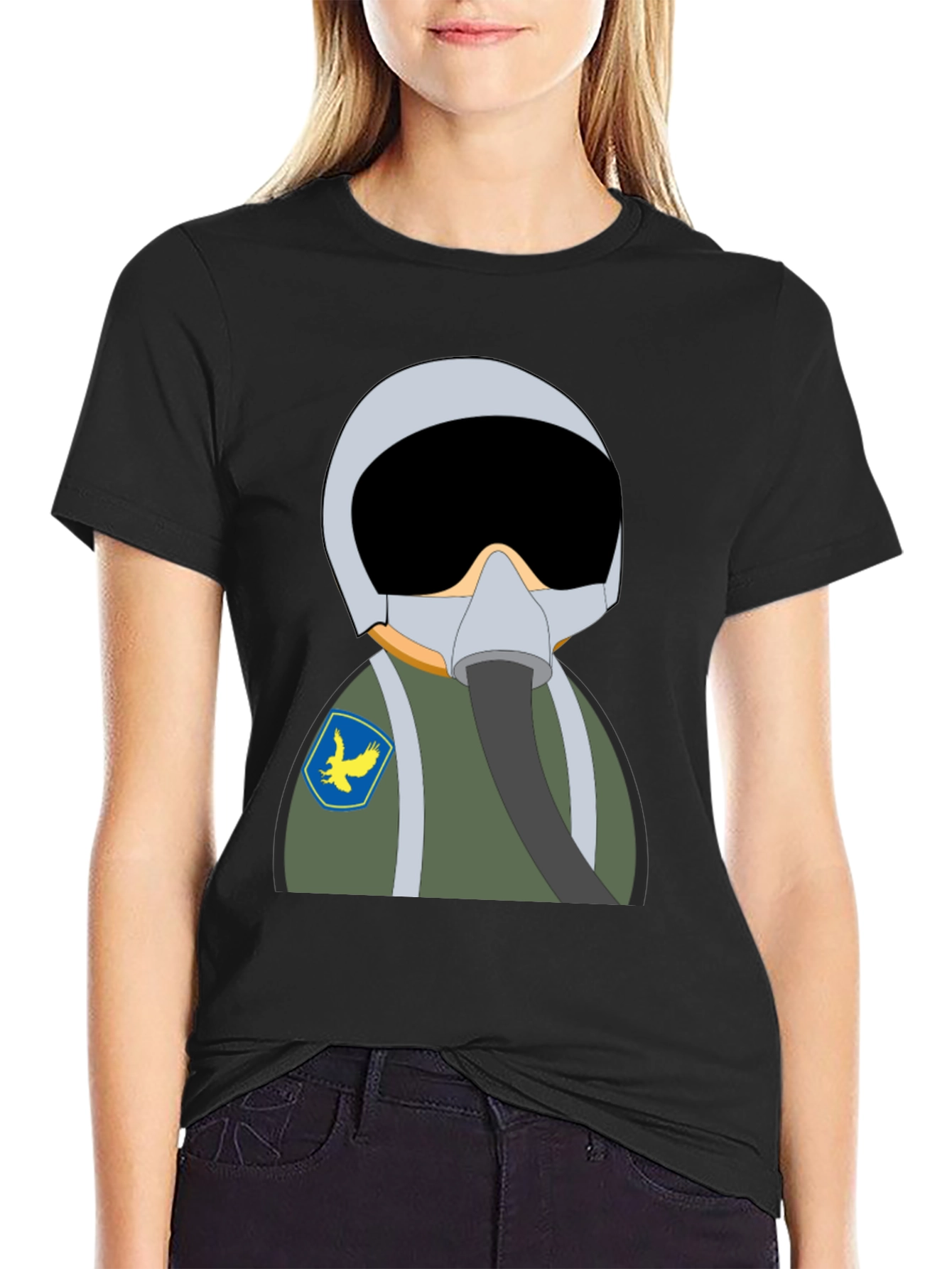 Pilot Cartoon T-Shirt