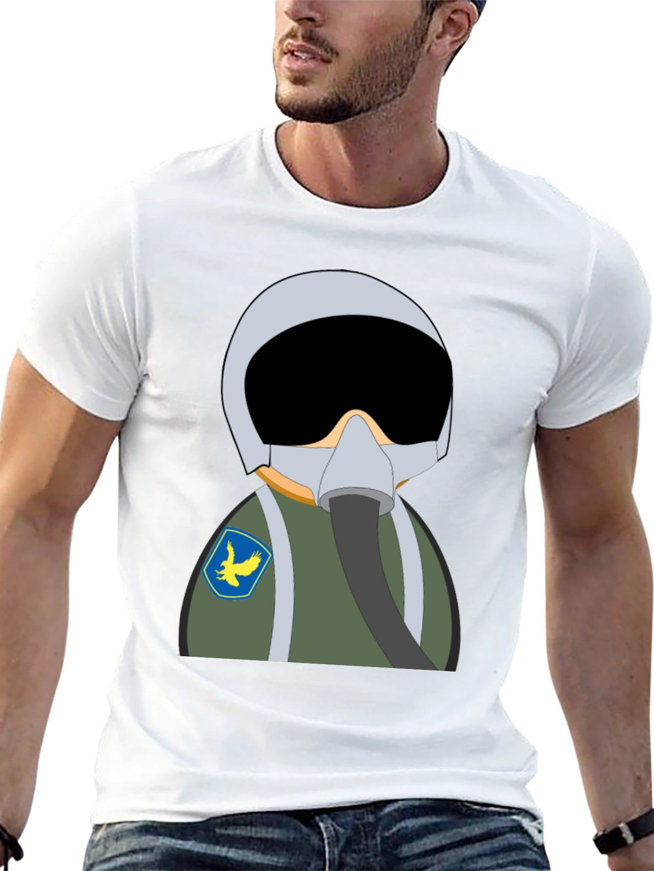 Pilot Cartoon T-Shirt