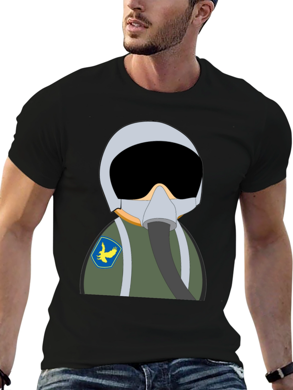 Pilot Cartoon T-Shirt