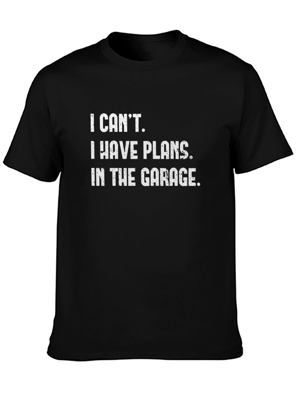Garage Plans T-Shirt - Mens Black Tee