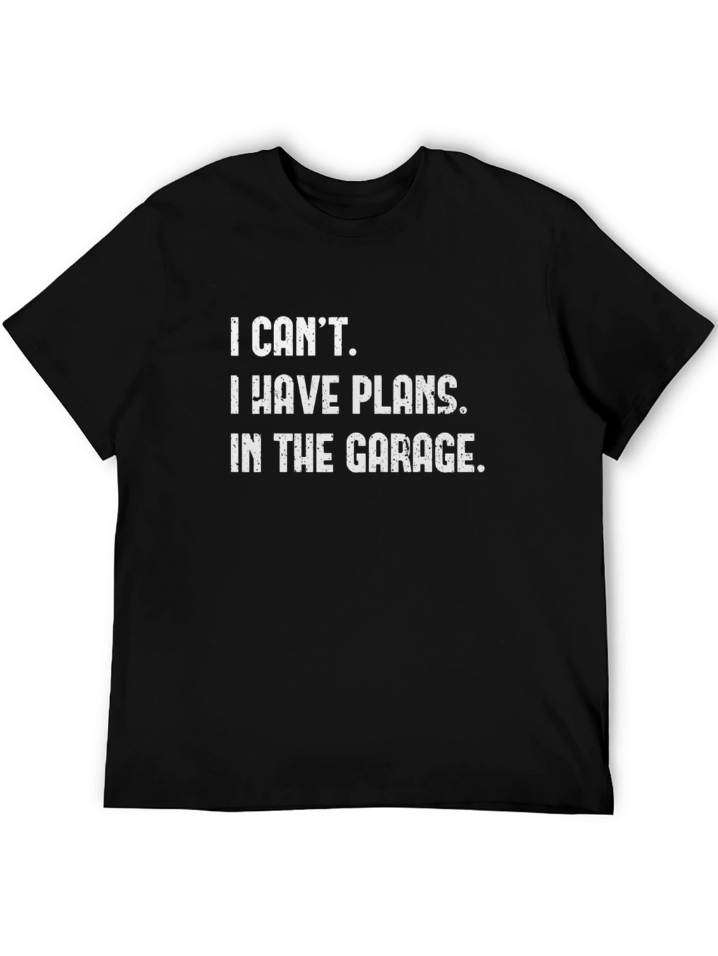 Garage Plans T-Shirt - Mens Black Tee