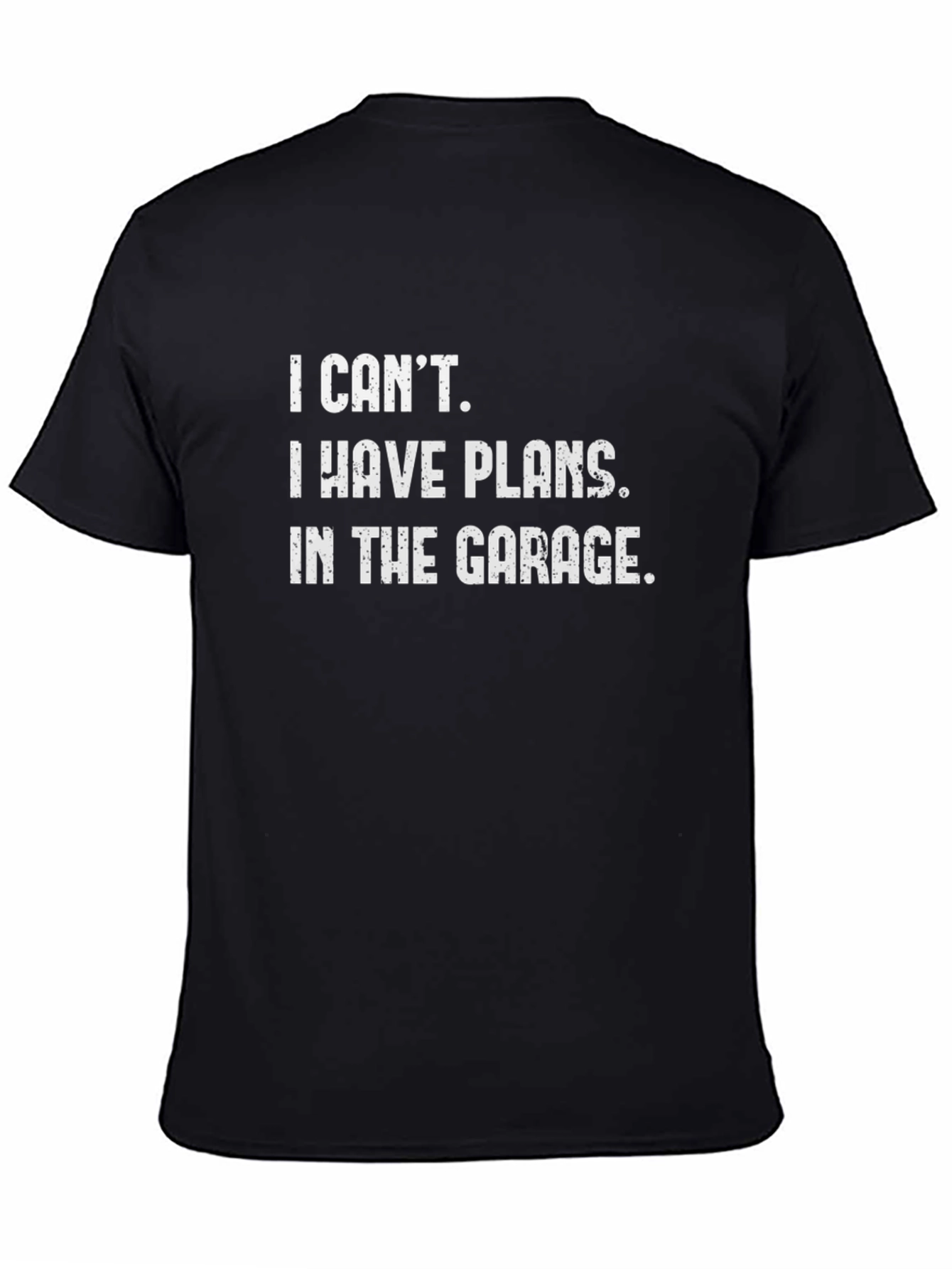 Garage Plans T-Shirt - Mens Black Tee