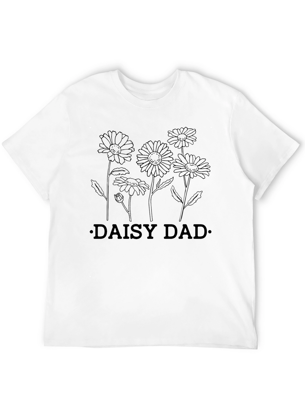 Daisy Dad Graphic T-Shirt - Black
