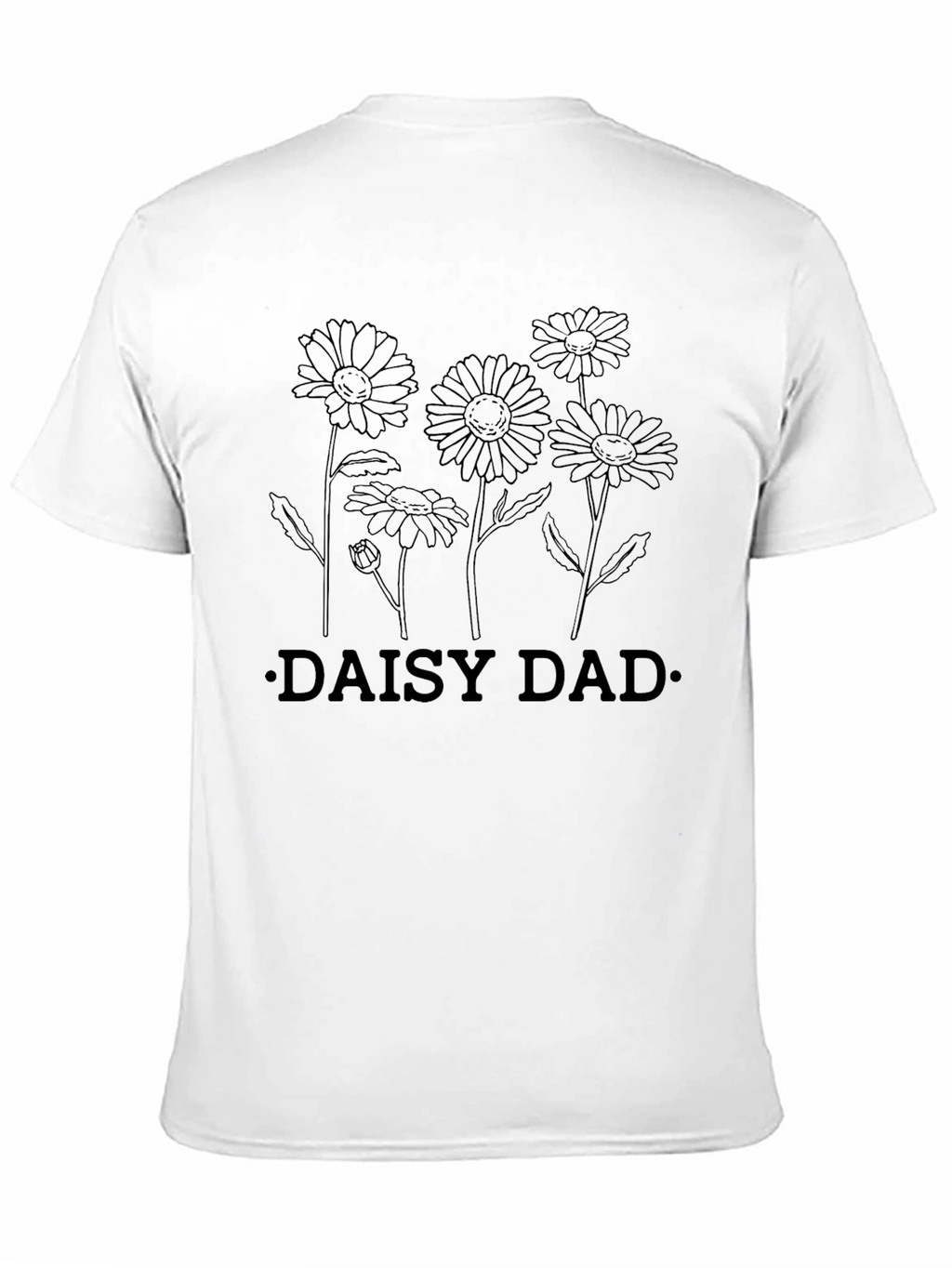Daisy Dad Graphic T-Shirt - Black