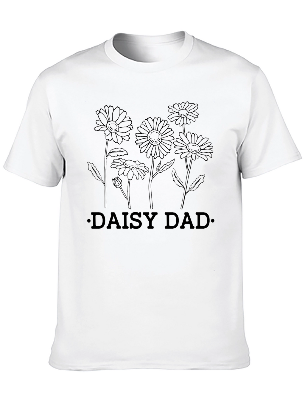 Daisy Dad Graphic T-Shirt - Black