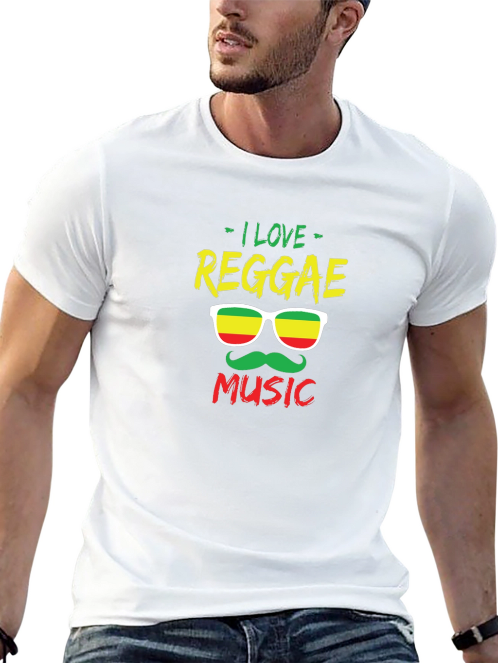 Reggae Music T-Shirt - Cool Rasta Graphic Tee