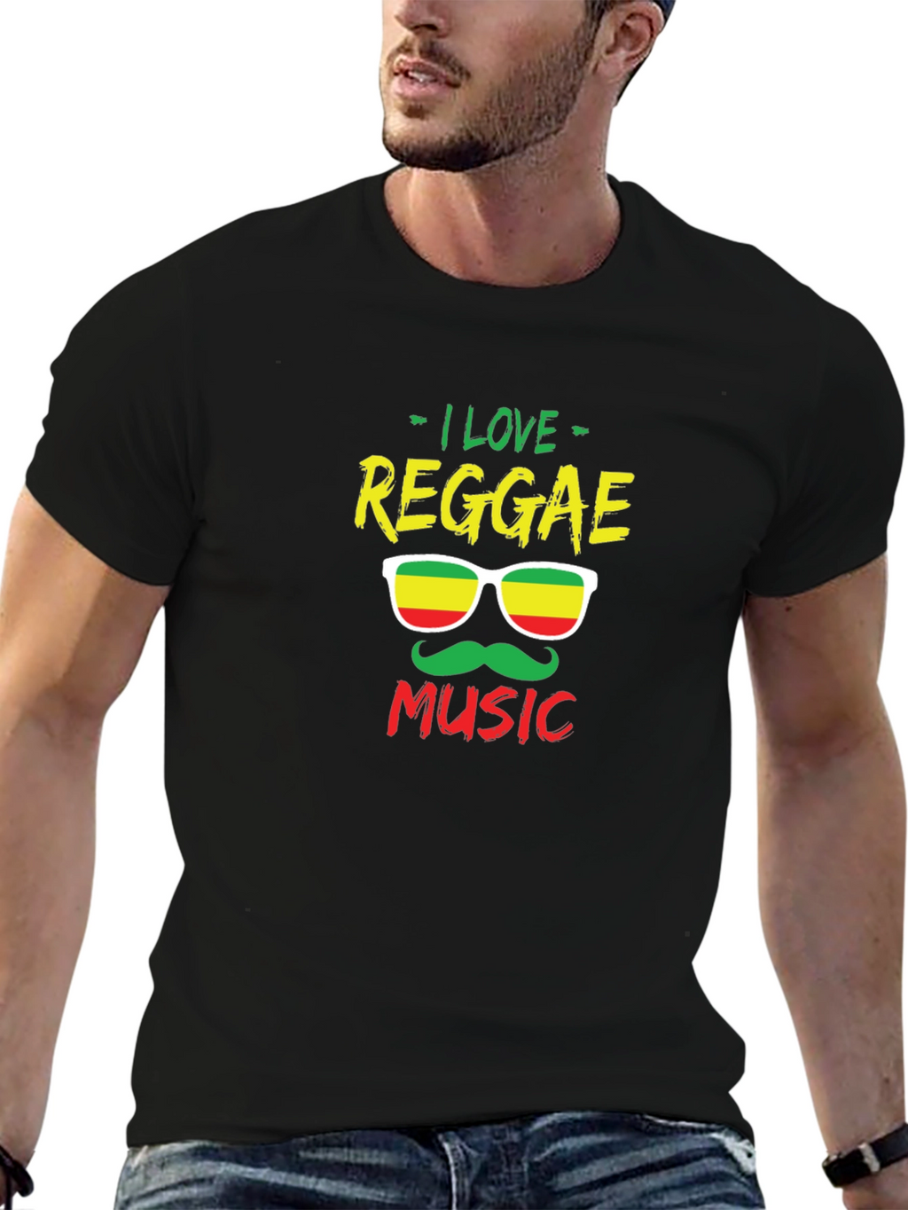 Reggae Music T-Shirt - Cool Rasta Graphic Tee