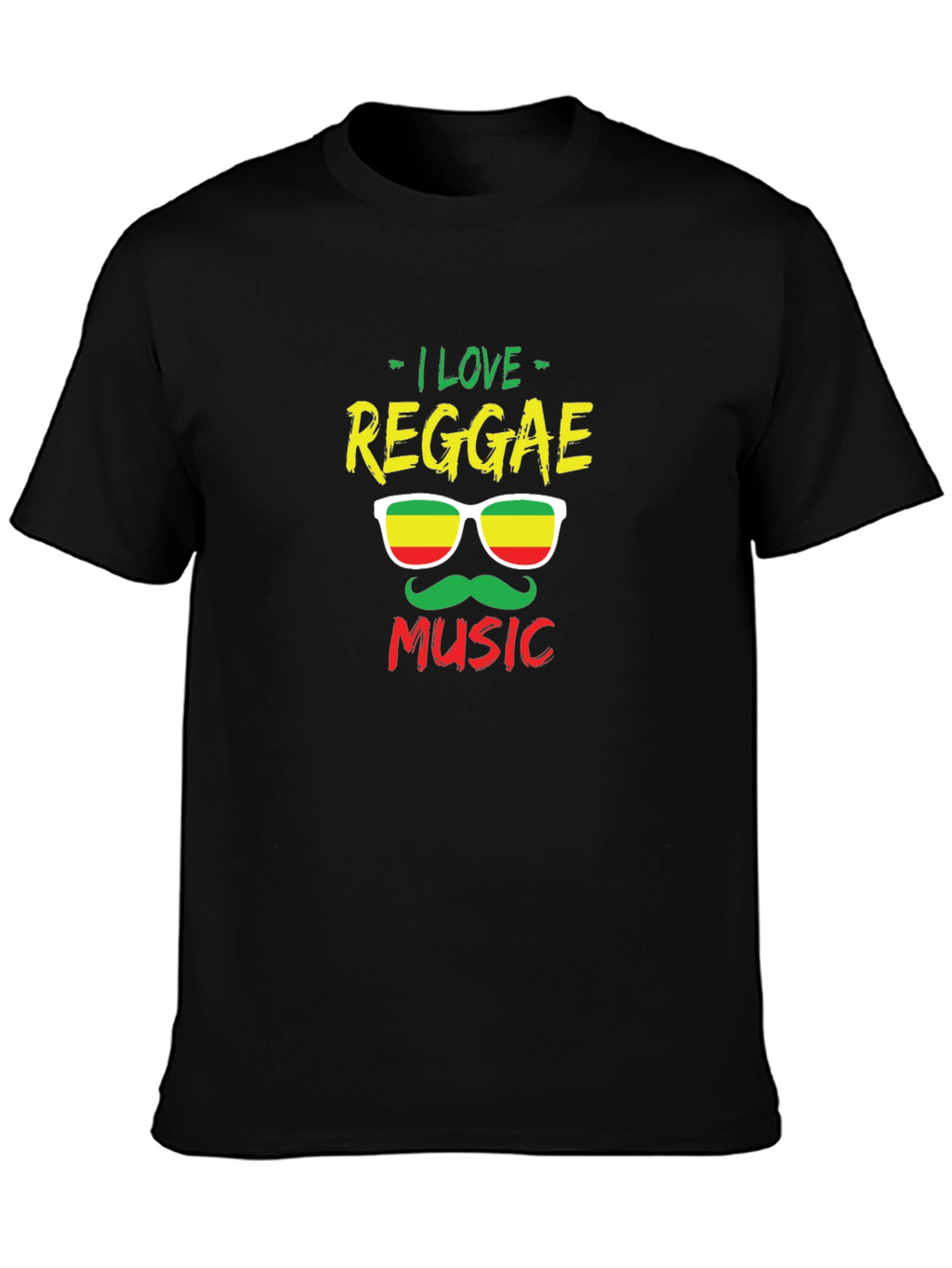 Reggae Music T-Shirt - Cool Rasta Graphic Tee