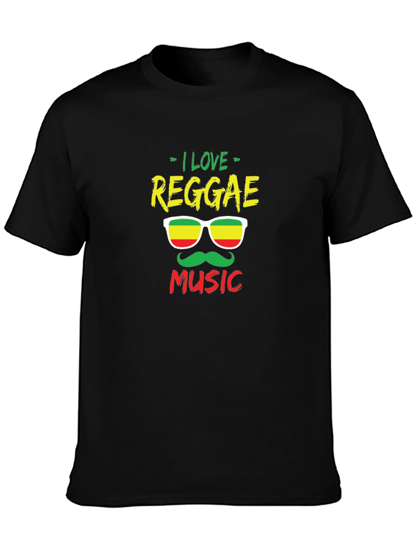 Reggae Music T-Shirt - Cool Rasta Graphic Tee