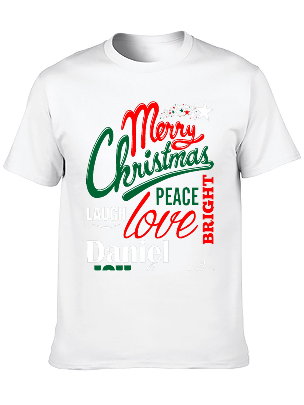 Merry Christmas Daniel T-Shirt - Holiday Festive Tee