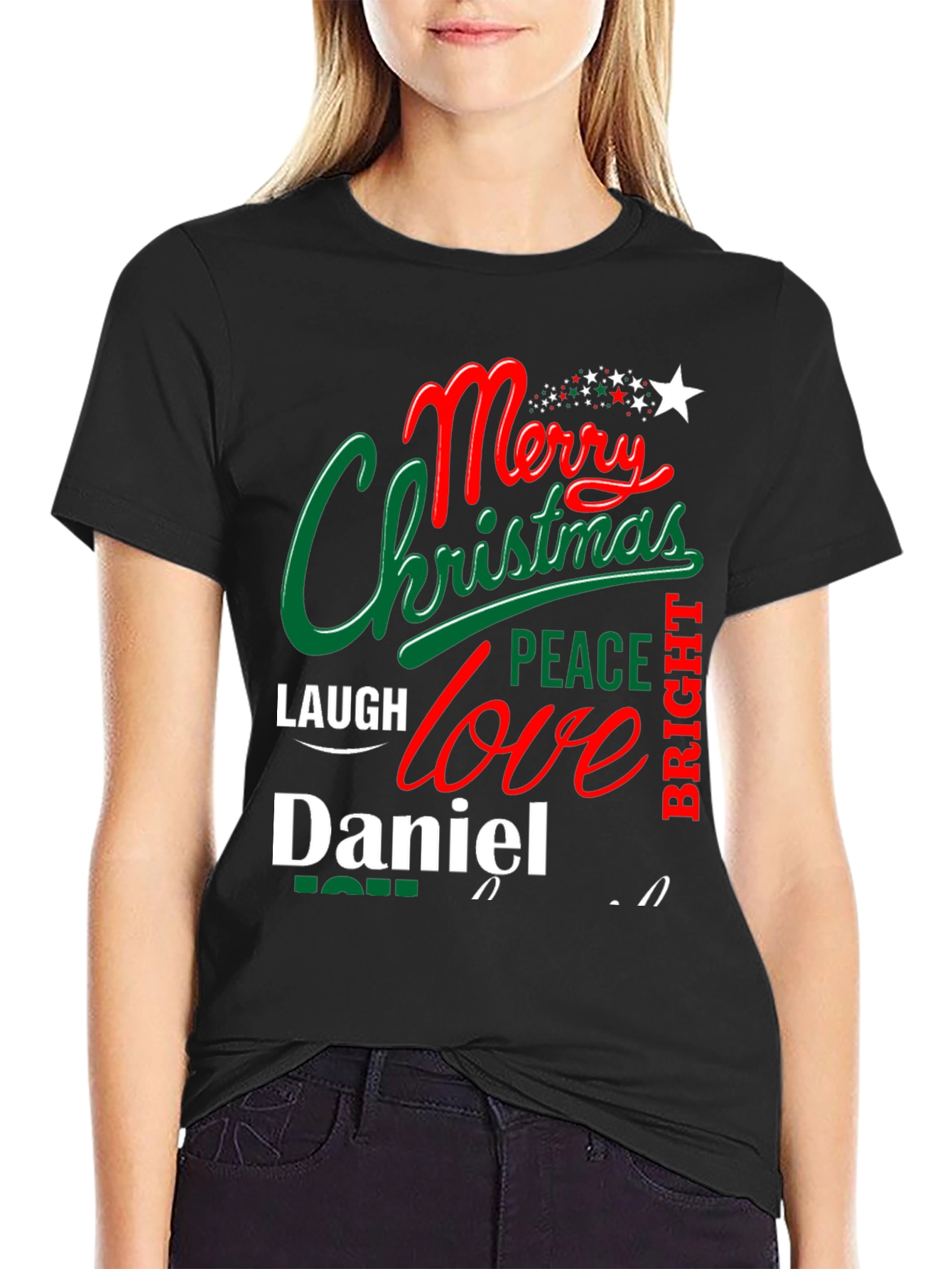 Merry Christmas Daniel T-Shirt - Holiday Festive Tee