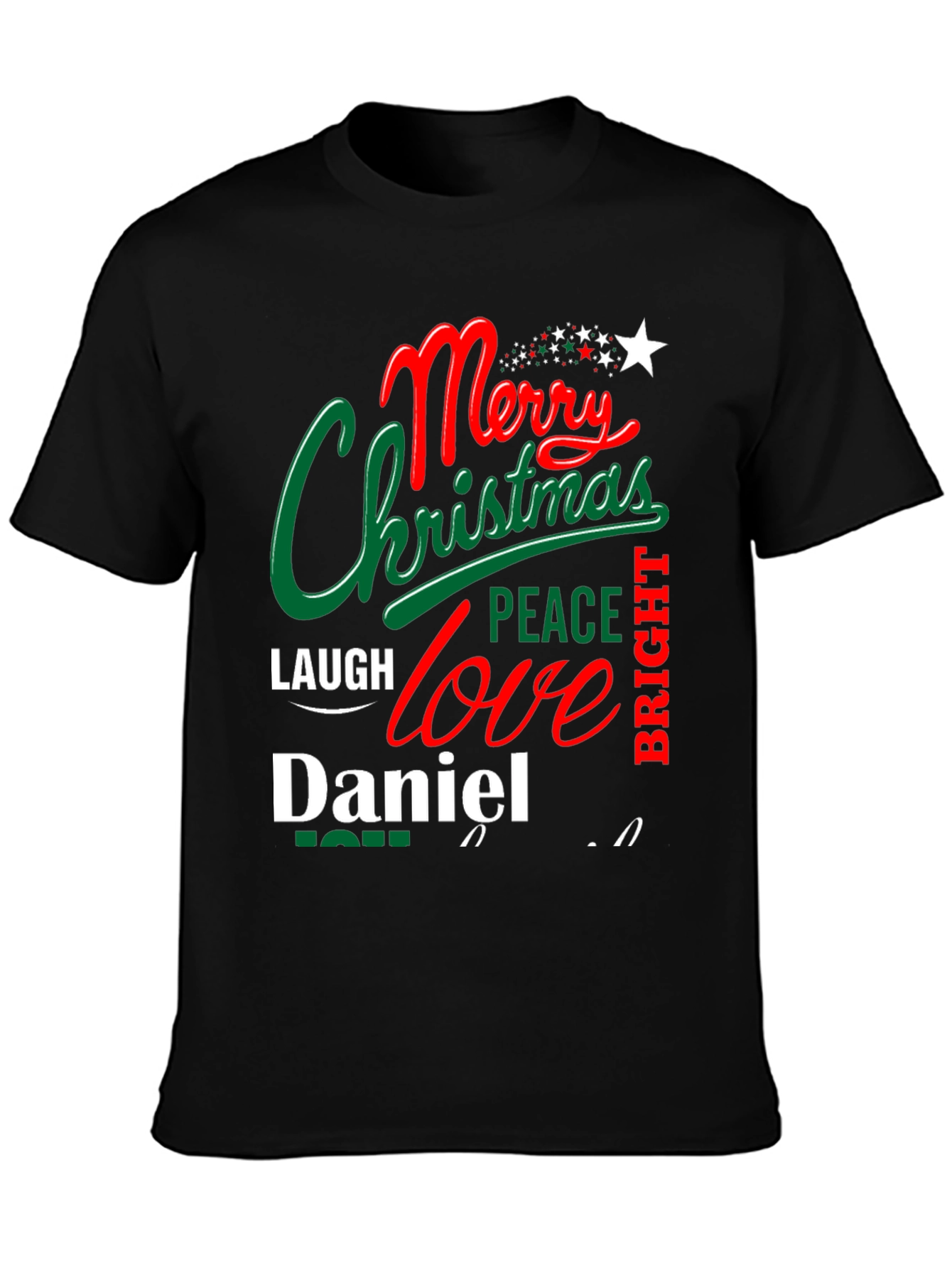 Merry Christmas Daniel T-Shirt - Holiday Festive Tee