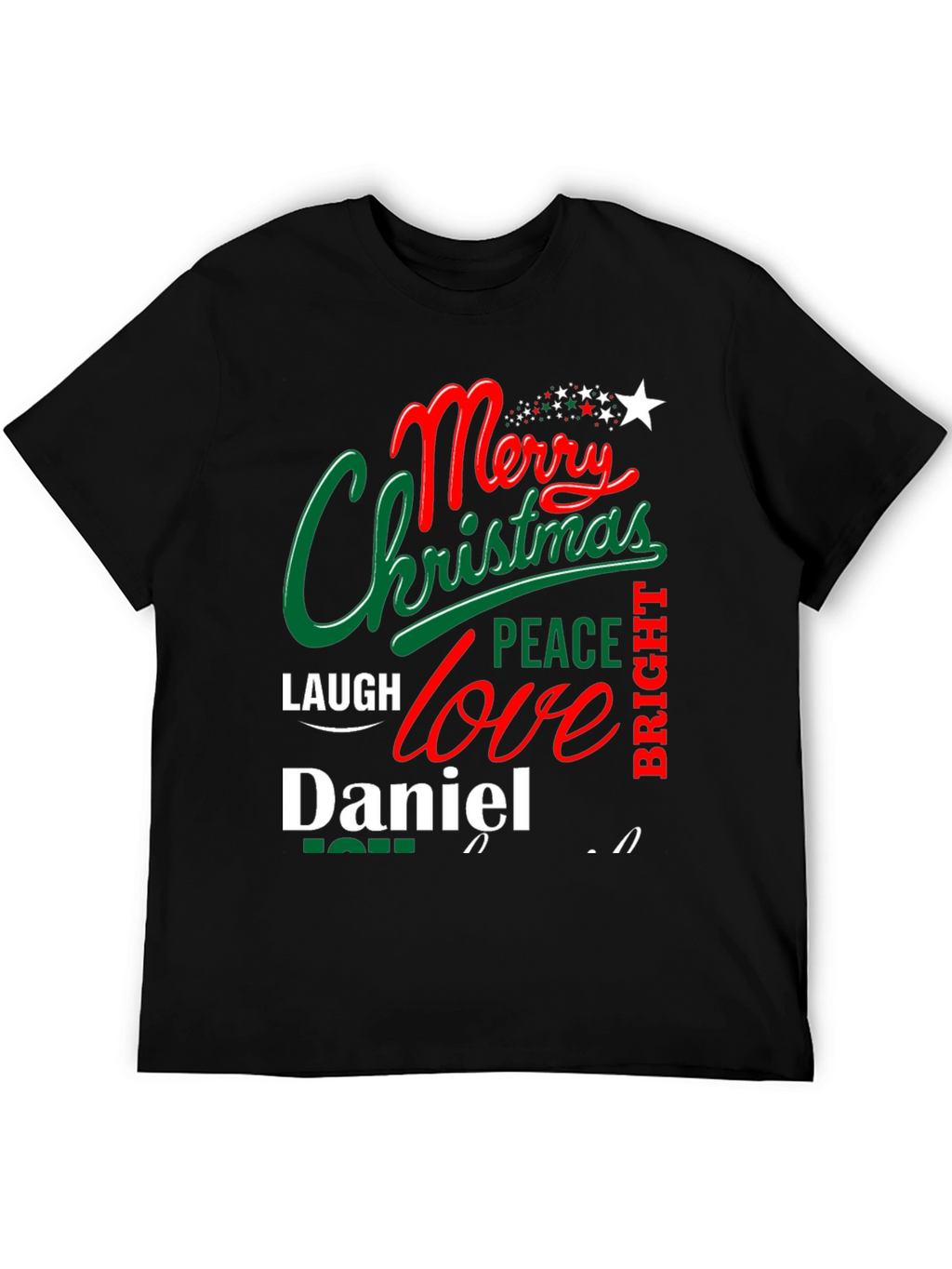 Merry Christmas Daniel T-Shirt - Holiday Festive Tee