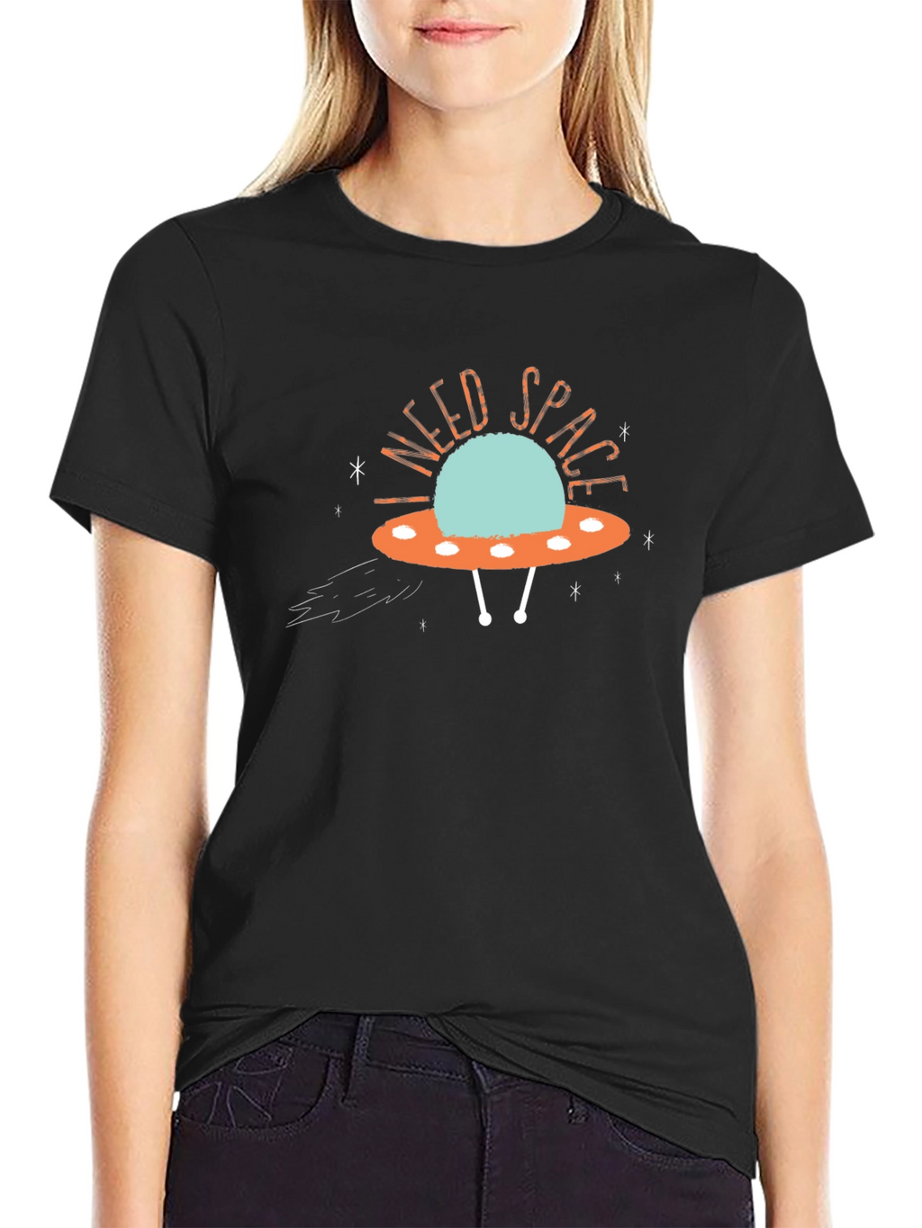 I Need Space UFO Graphic Tee