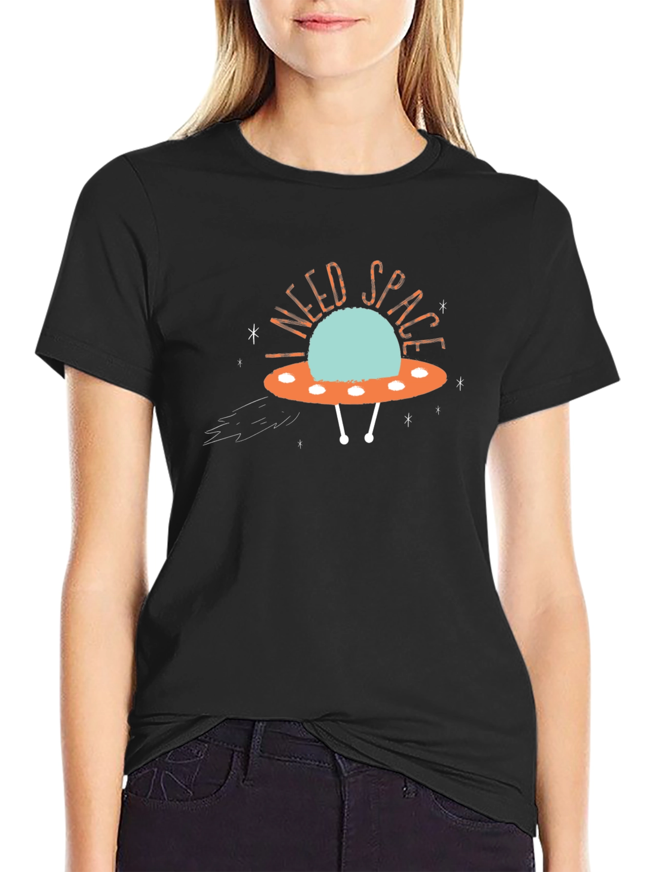 I Need Space UFO Graphic Tee