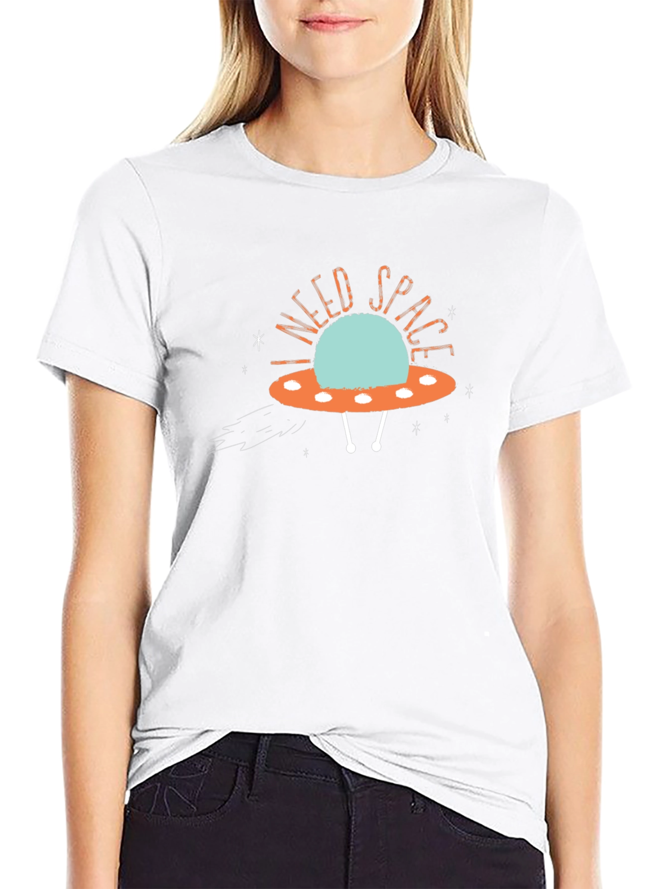 I Need Space UFO Graphic Tee