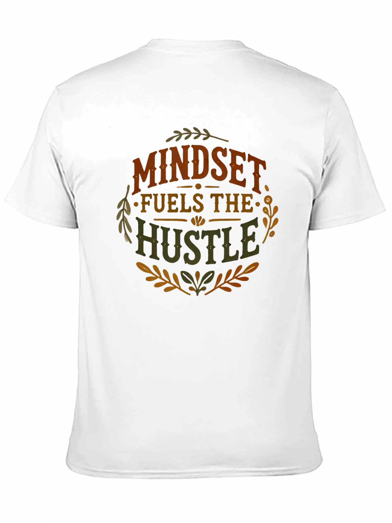Mindset Fuels The Hustle Graphic T-Shirt