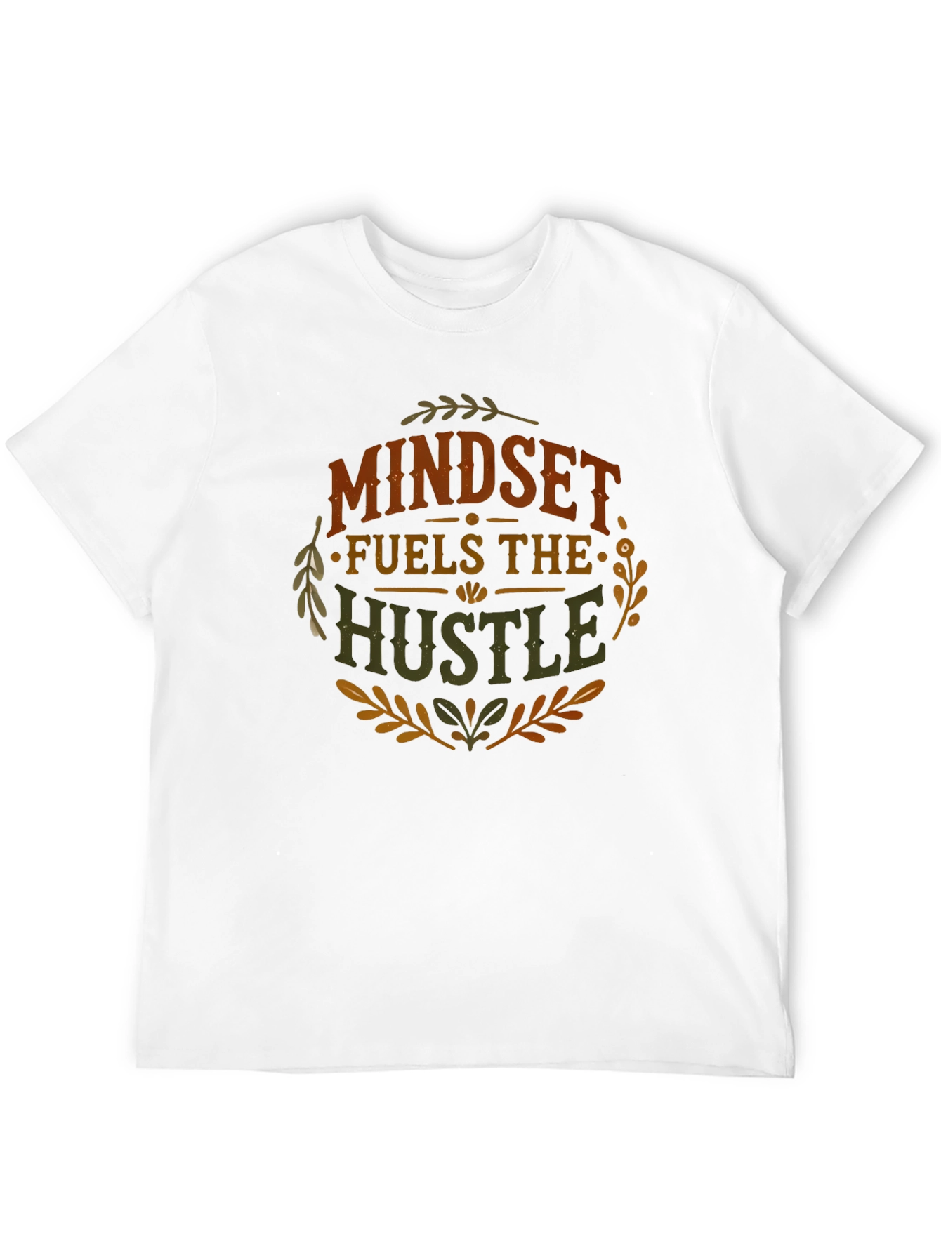 Mindset Fuels The Hustle Graphic T-Shirt