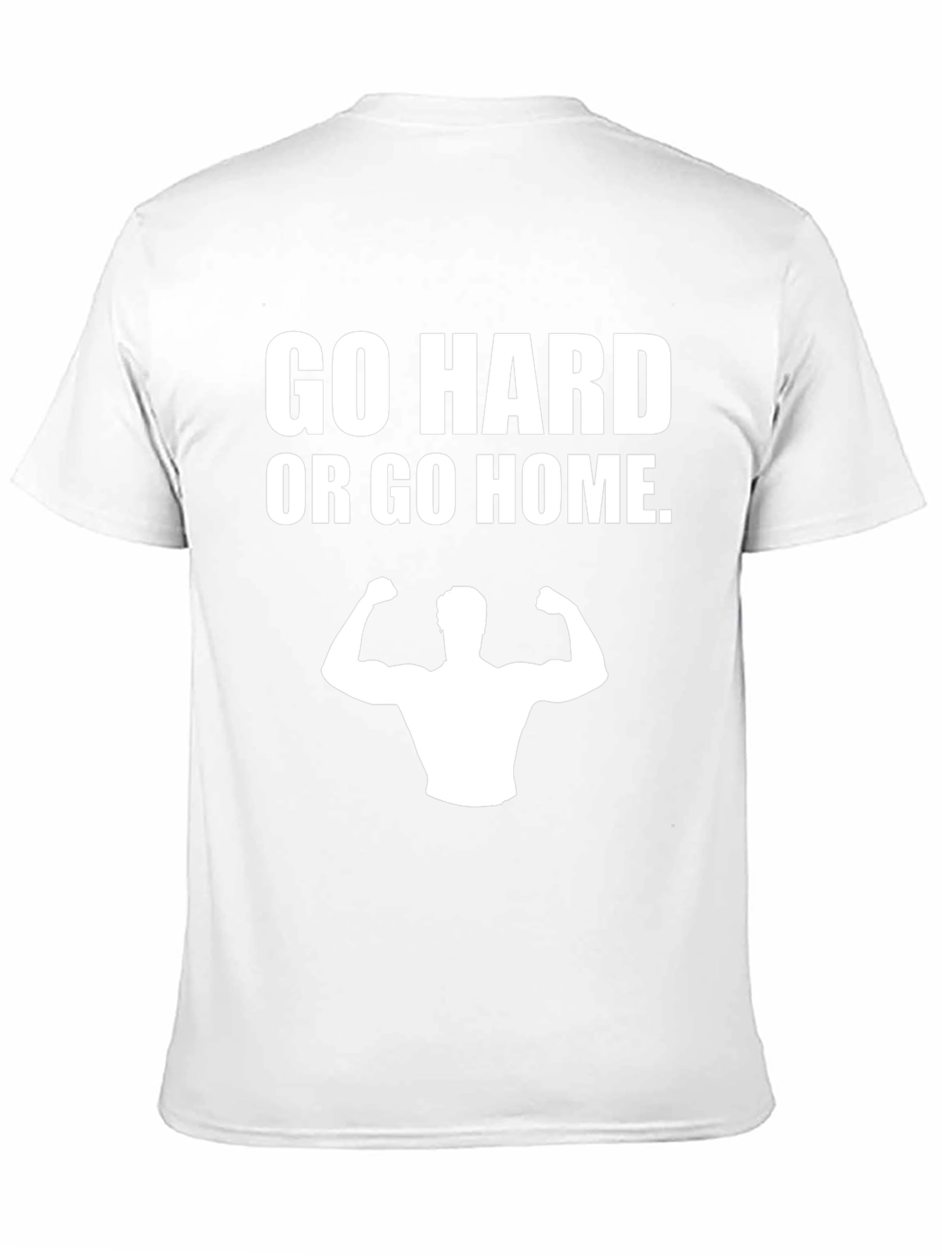 Go Hard or Go Home Black Graphic Tee