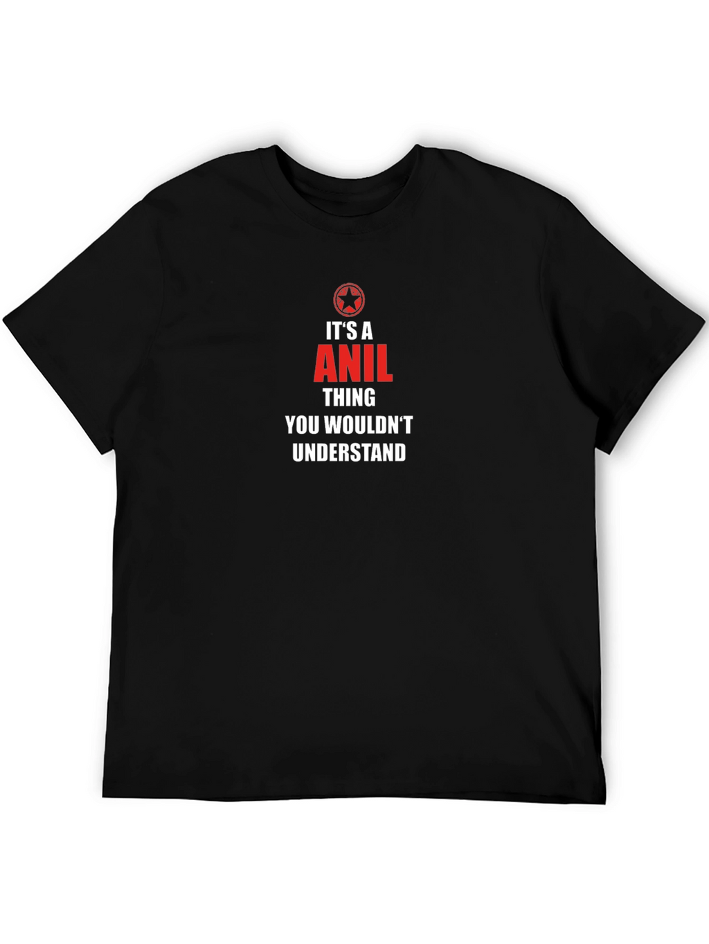 Its an Anil Thing - Black Graphic Tee