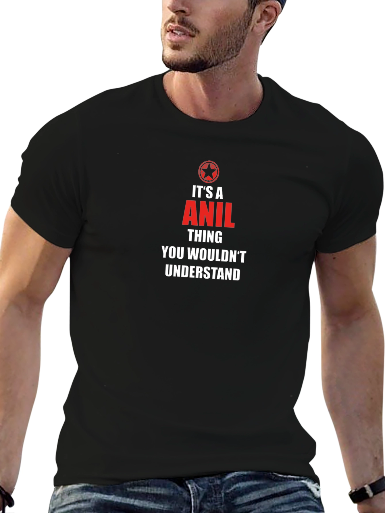 Its an Anil Thing - Black Graphic Tee