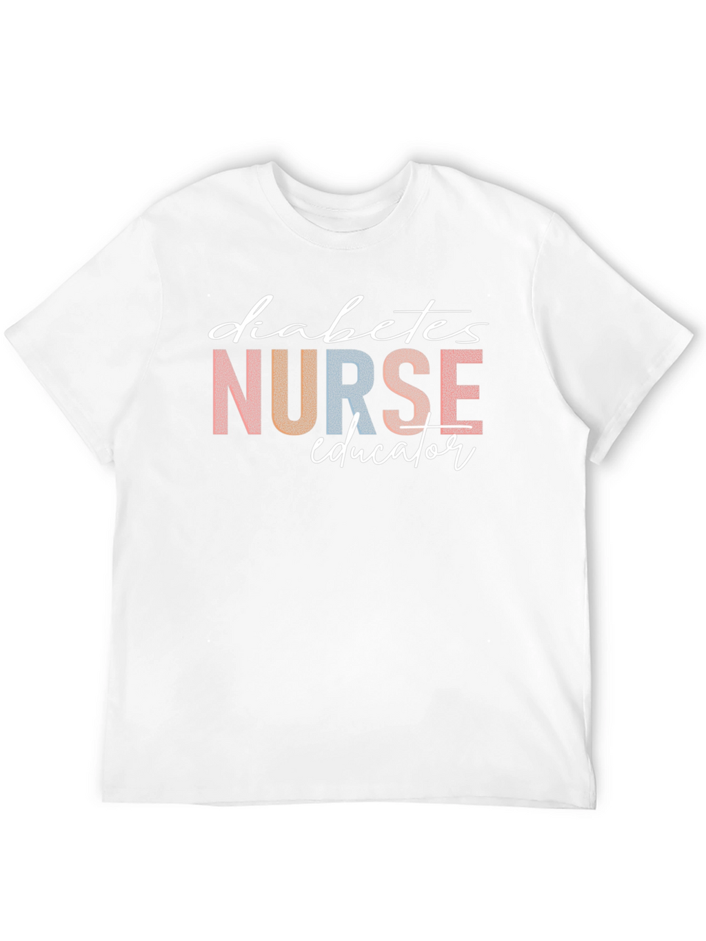 Diabetes Nurse Educator T-Shirt - Black Cotton Tee