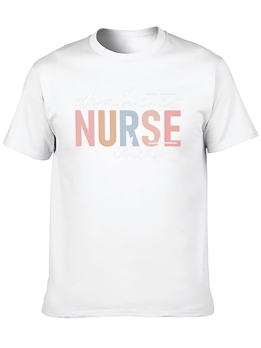 Diabetes Nurse Educator T-Shirt - Black Cotton Tee