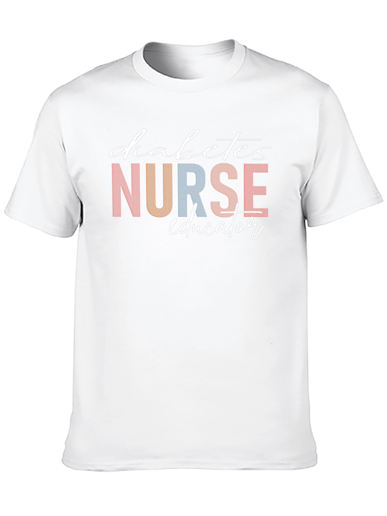 Diabetes Nurse Educator T-Shirt - Black Cotton Tee