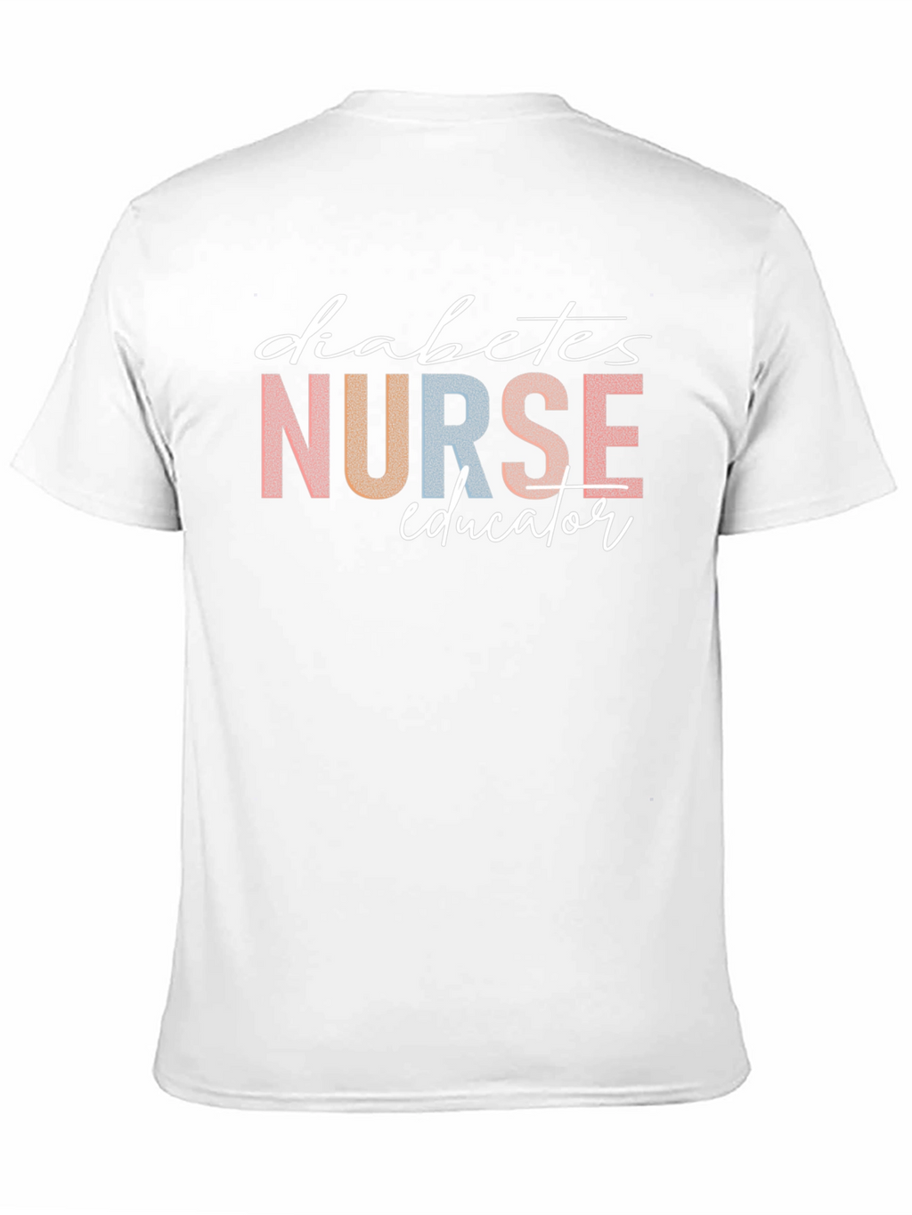 Diabetes Nurse Educator T-Shirt - Black Cotton Tee