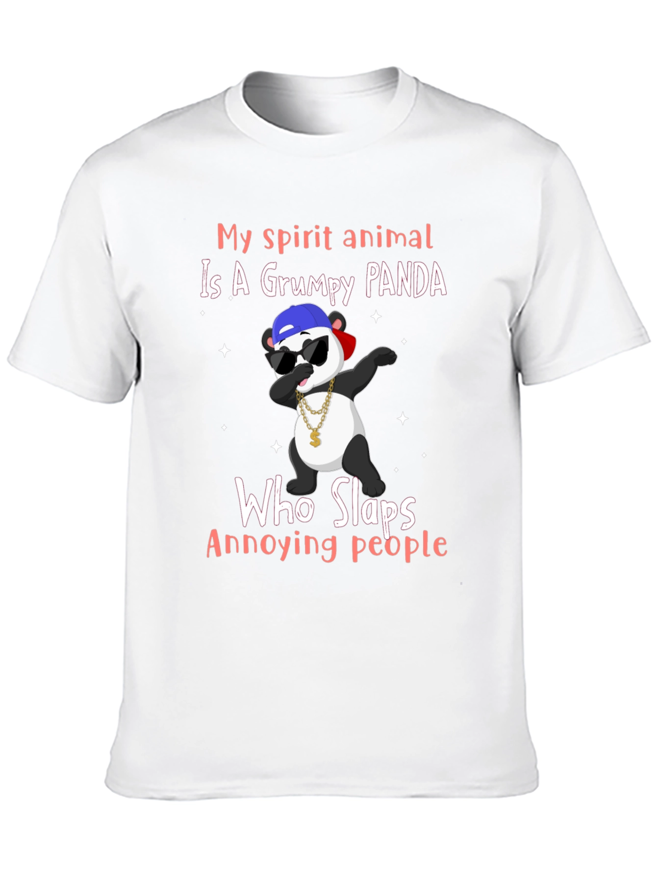 Grumpy Panda T-Shirt - My Spirit Animal Slaps