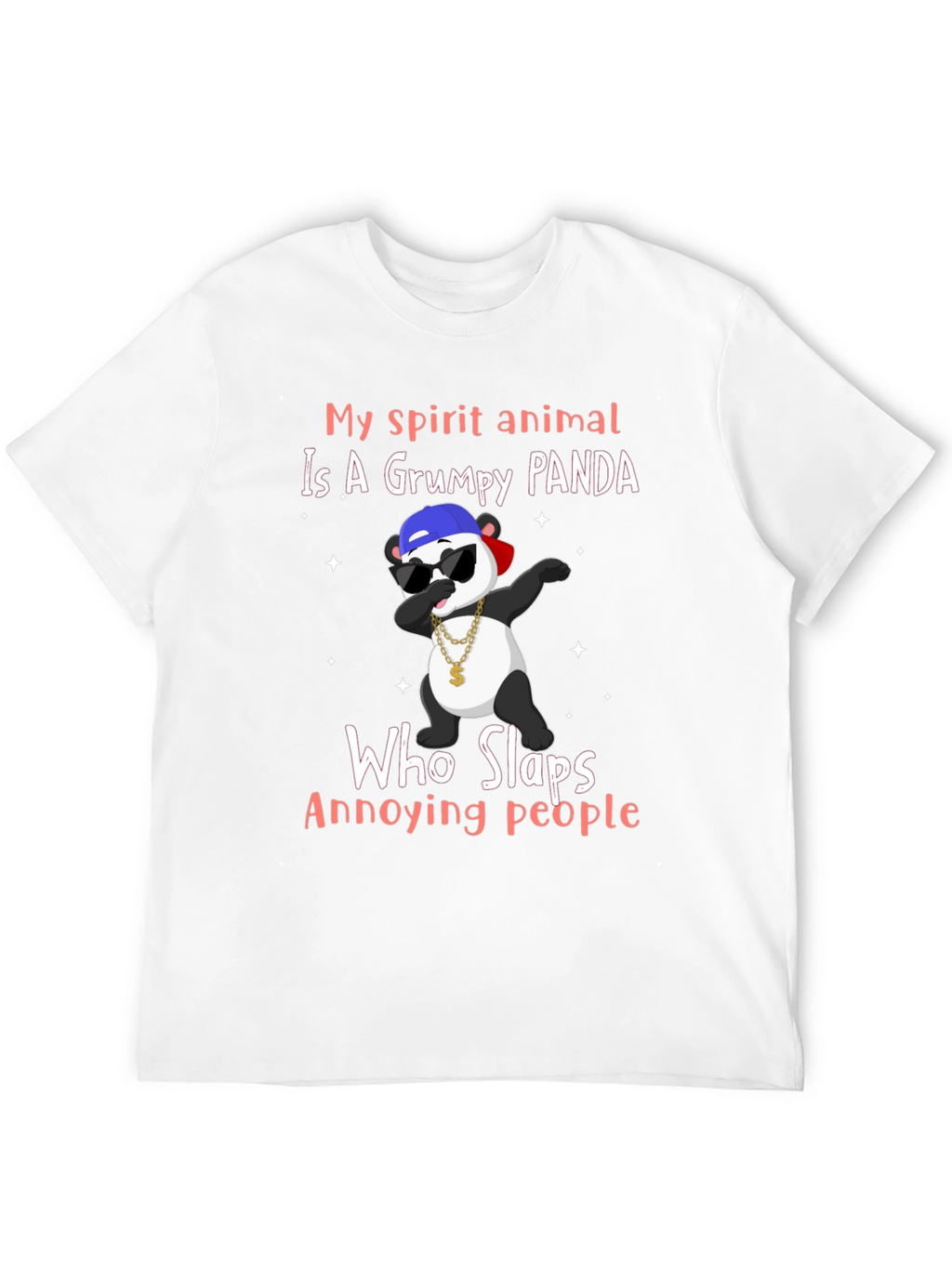 Grumpy Panda T-Shirt - My Spirit Animal Slaps