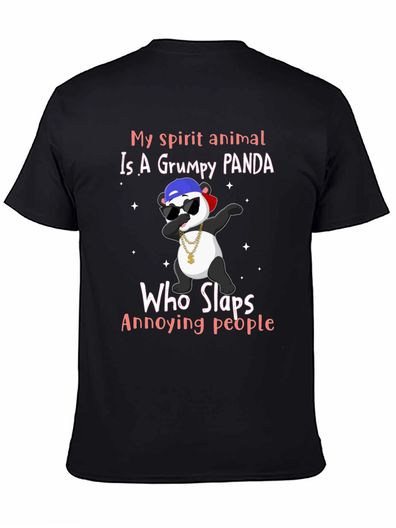 Grumpy Panda T-Shirt - My Spirit Animal Slaps