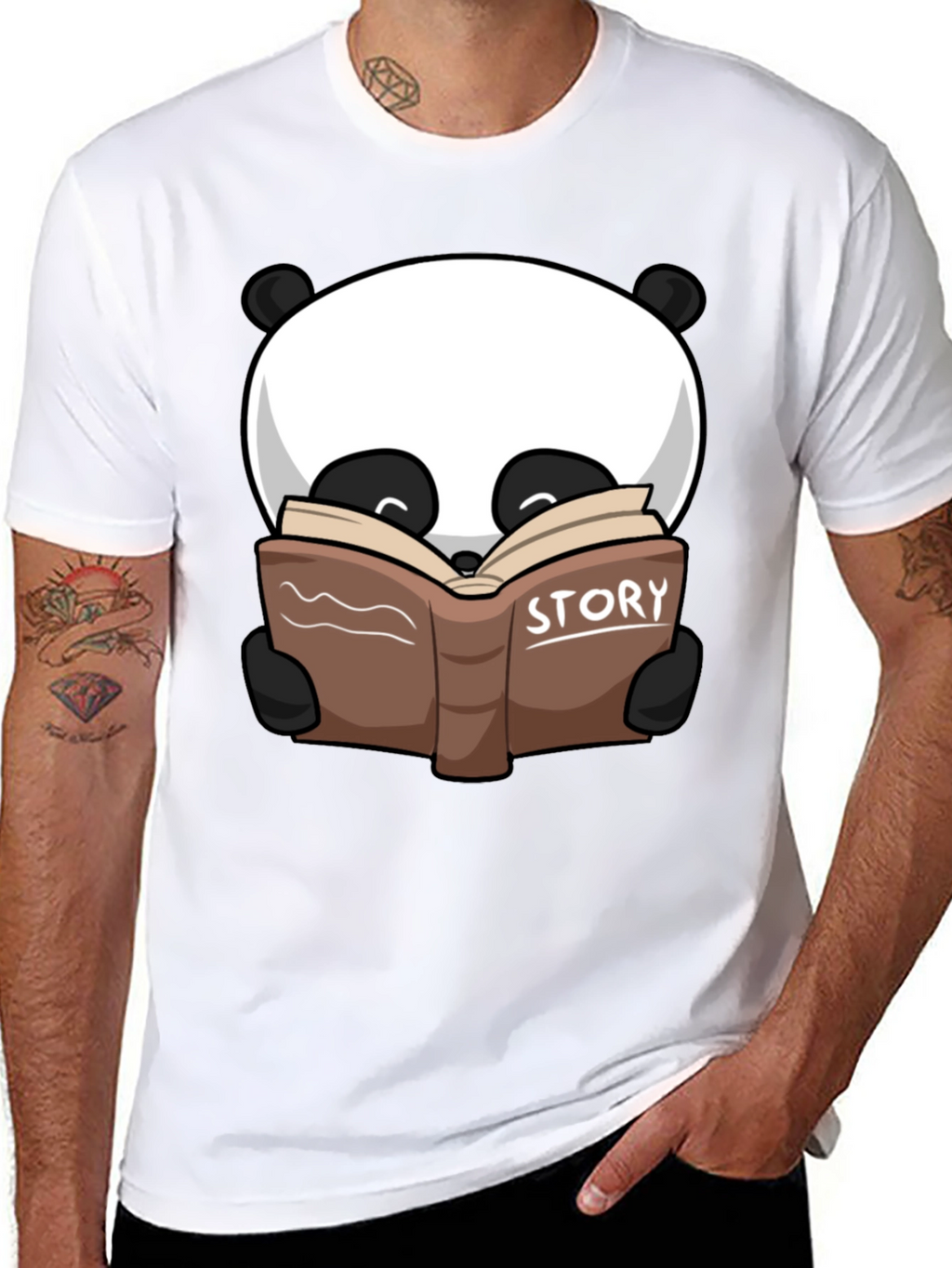 Panda Story Book T-Shirt