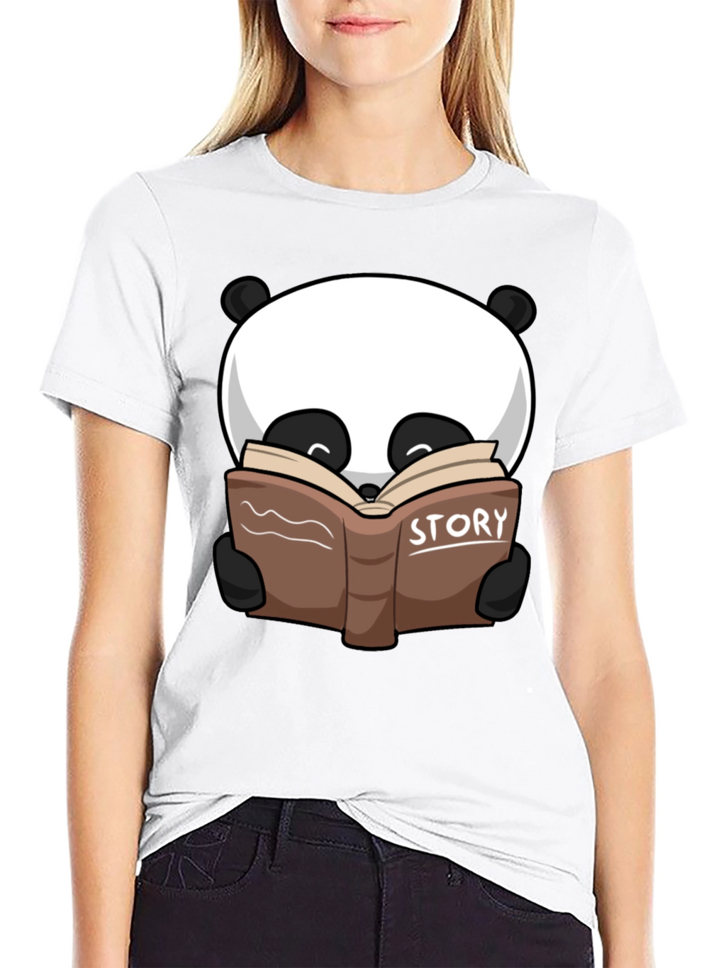 Panda Story Book T-Shirt