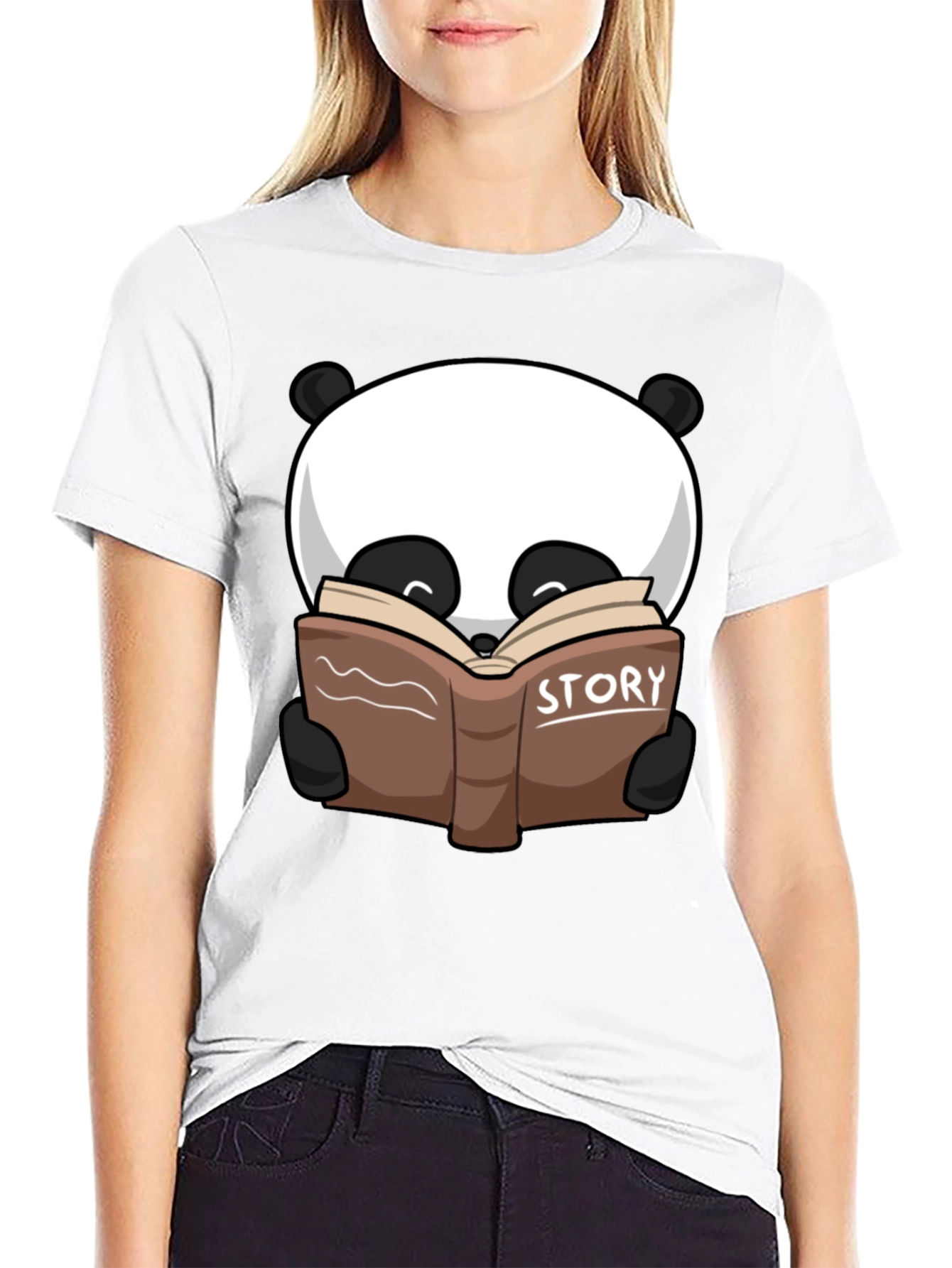 Panda Story Book T-Shirt