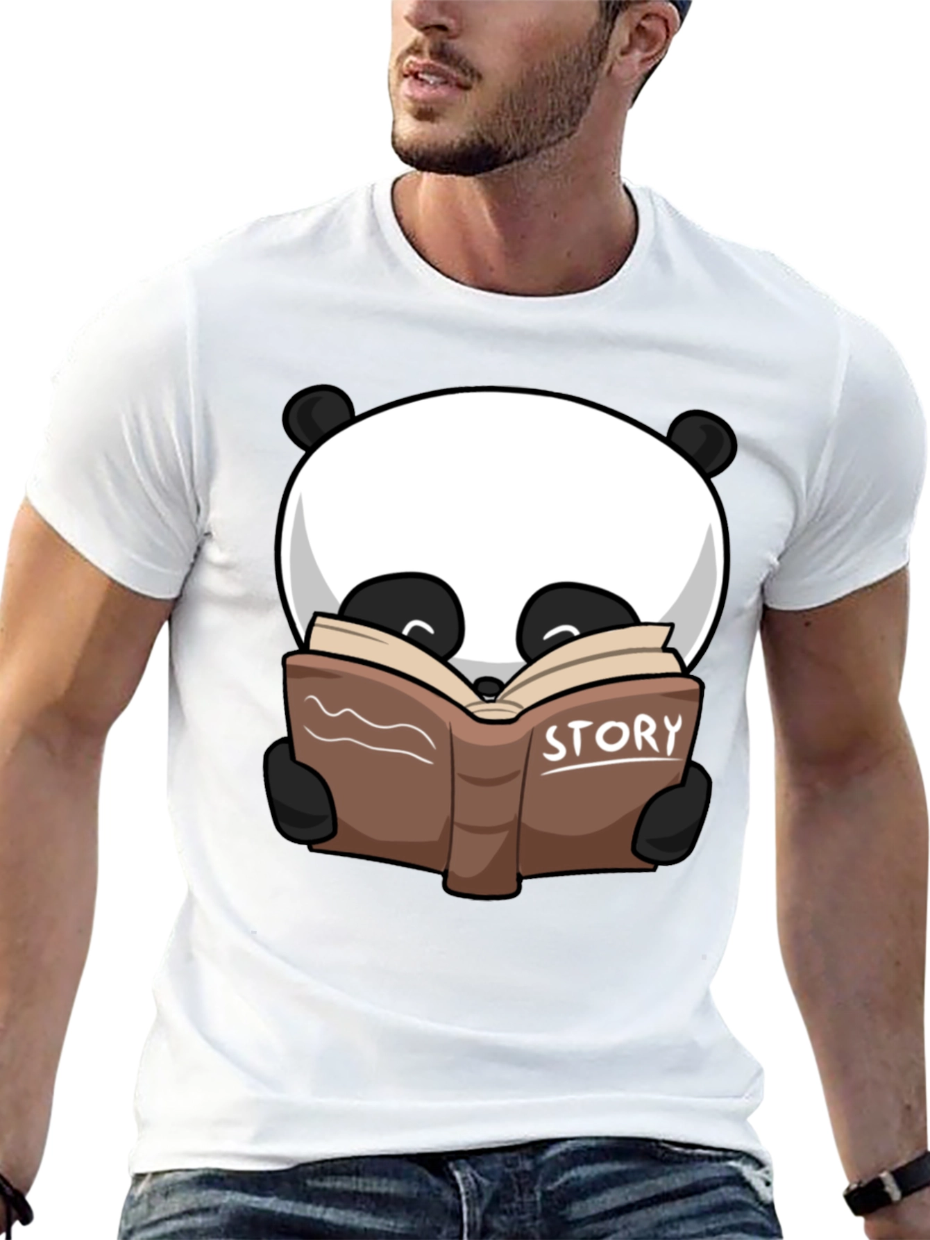 Panda Story Book T-Shirt